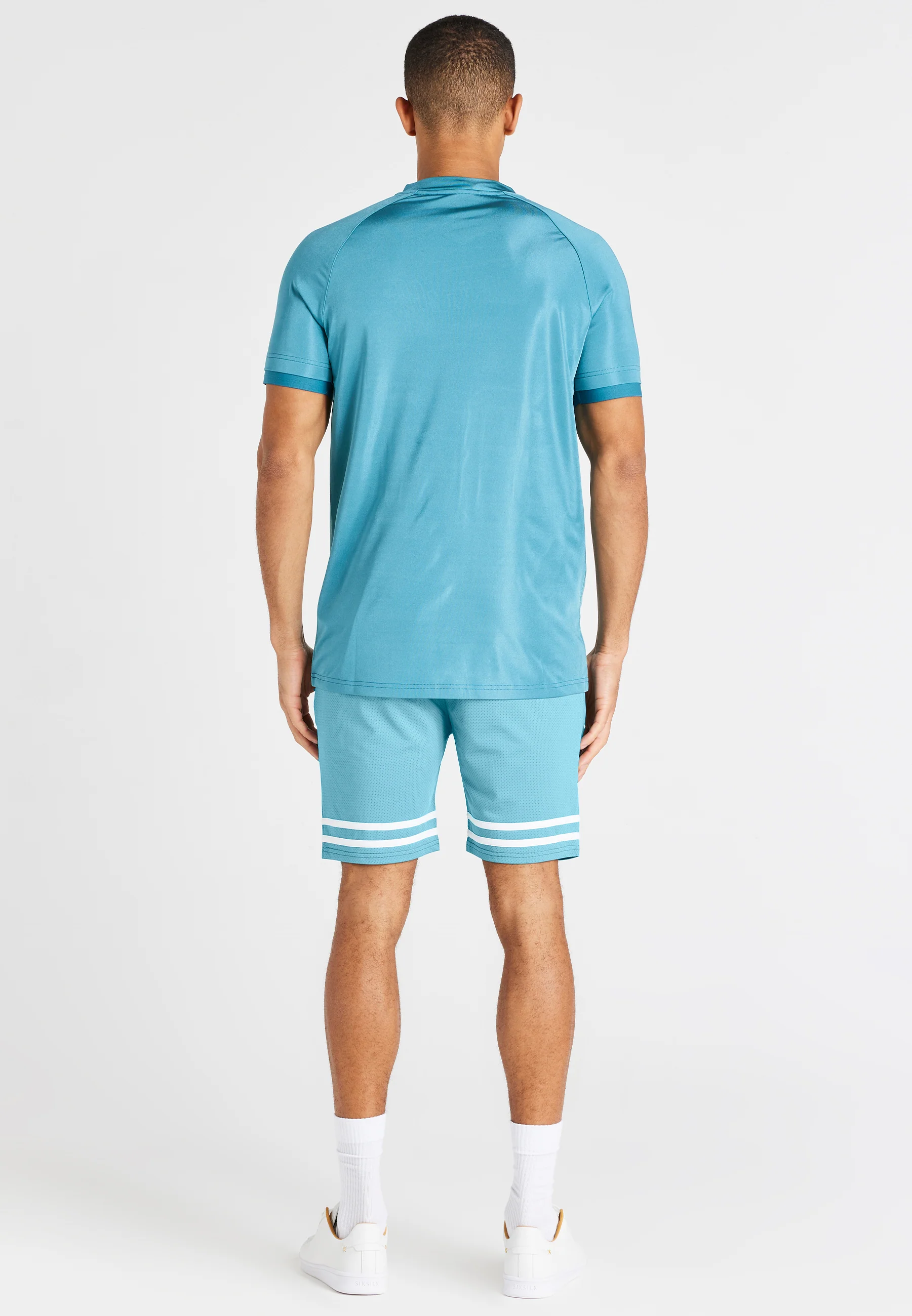 Teal Relaxed Mesh Short - Image 5