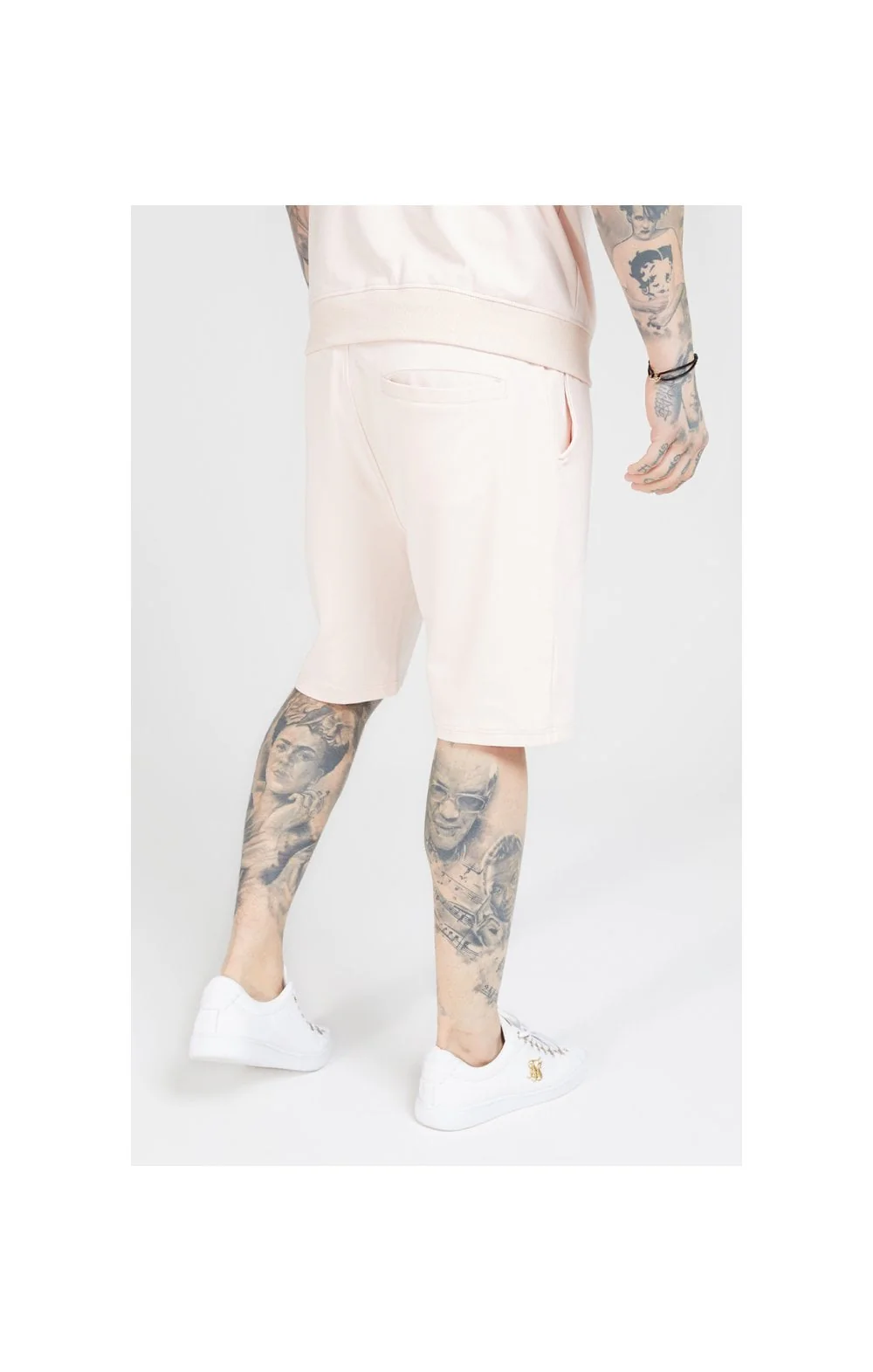 SikSilk Relaxed Shorts - Cloudy Pink - Image 2