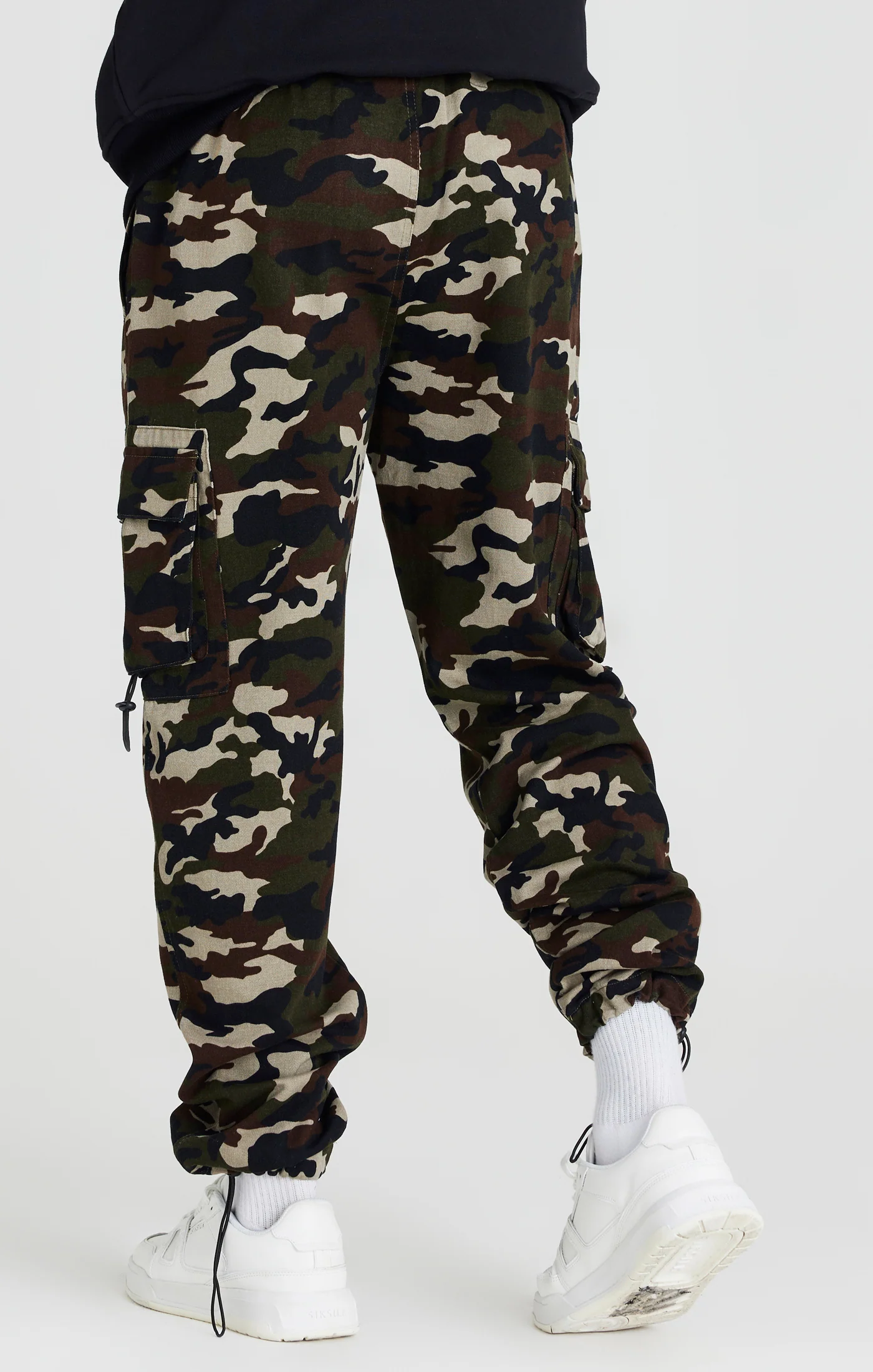 Green Camo Relaxed Cuff Cargo Pant - Image 3
