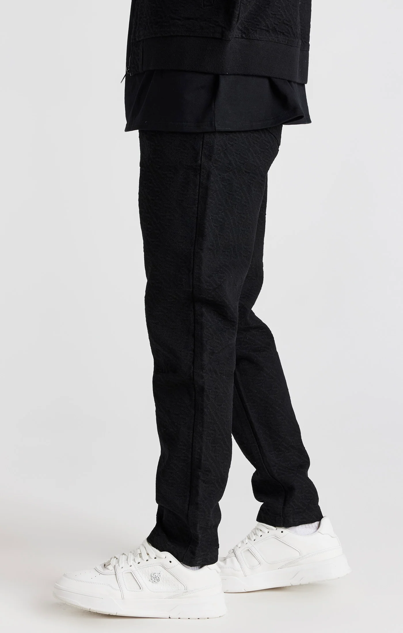 Black Repeat Logo Slim Fit Denim Jean - Image 2