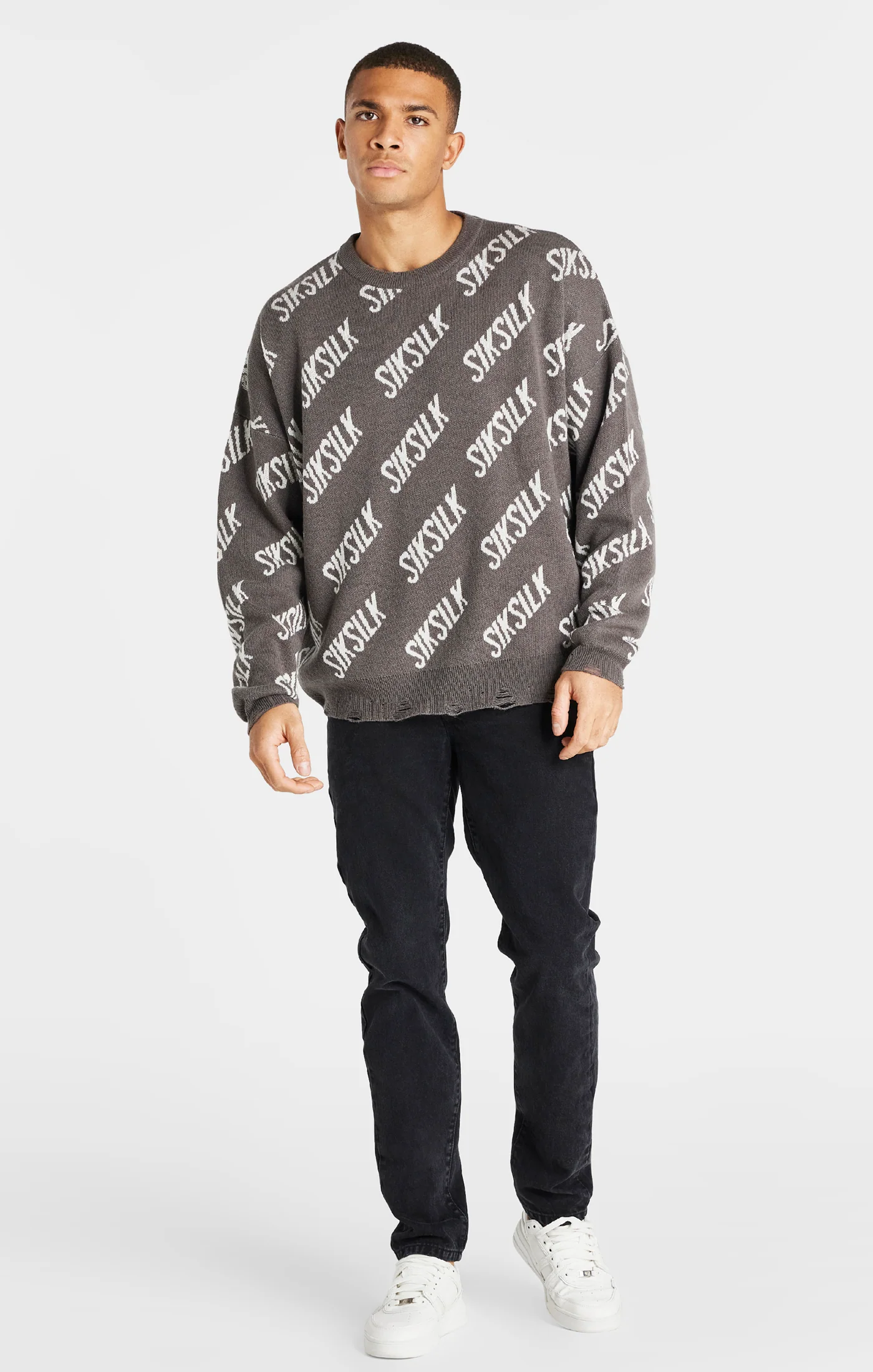 Black Knitted Sweater - Image 4