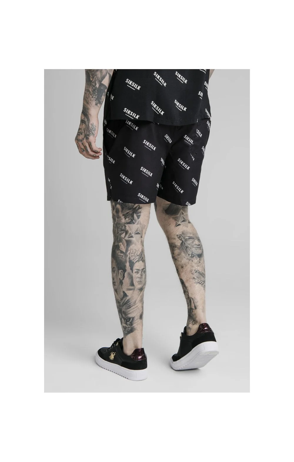 Black Print Swim Short - Image 2