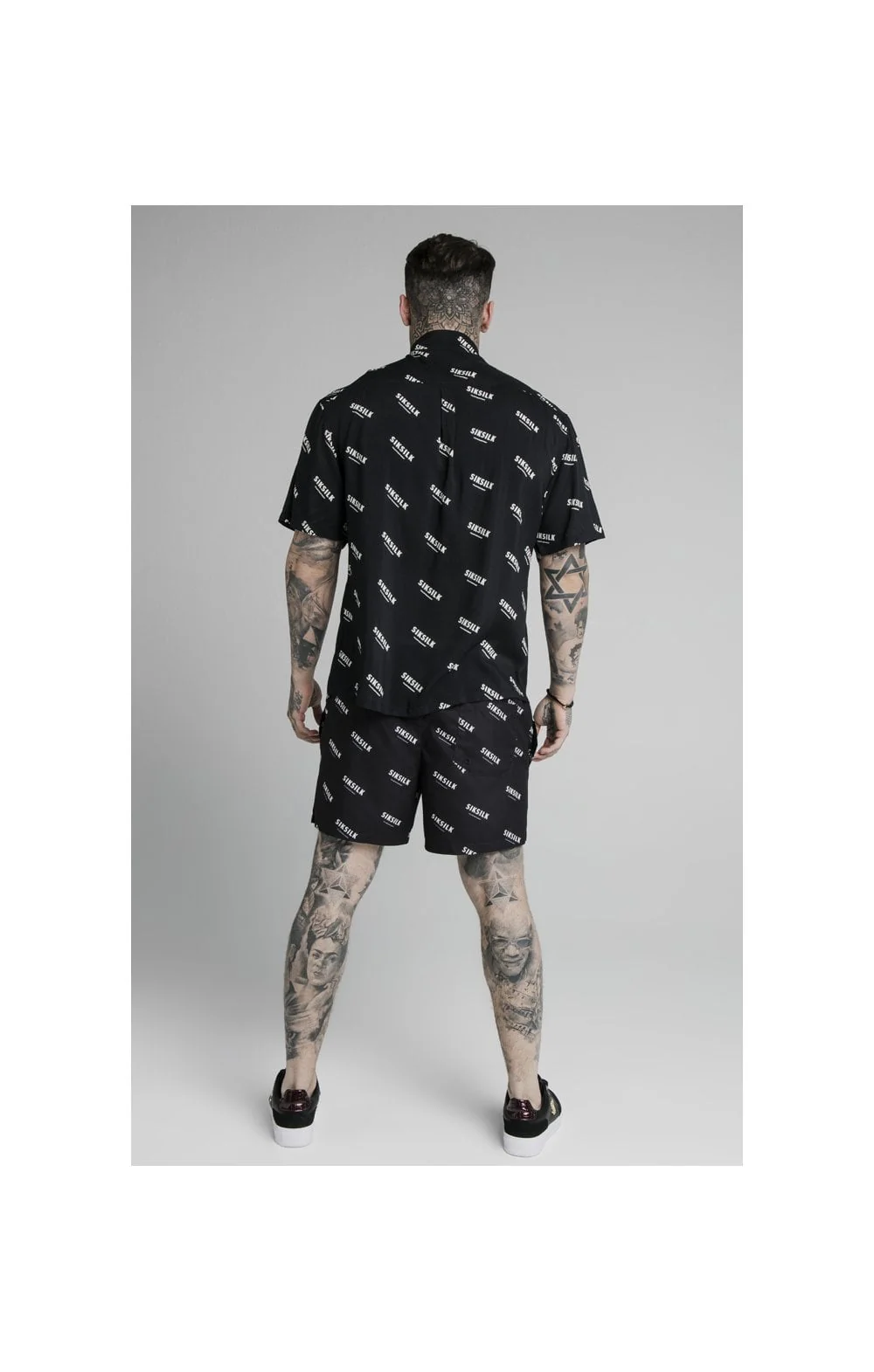 Black Print Swim Short - Image 5