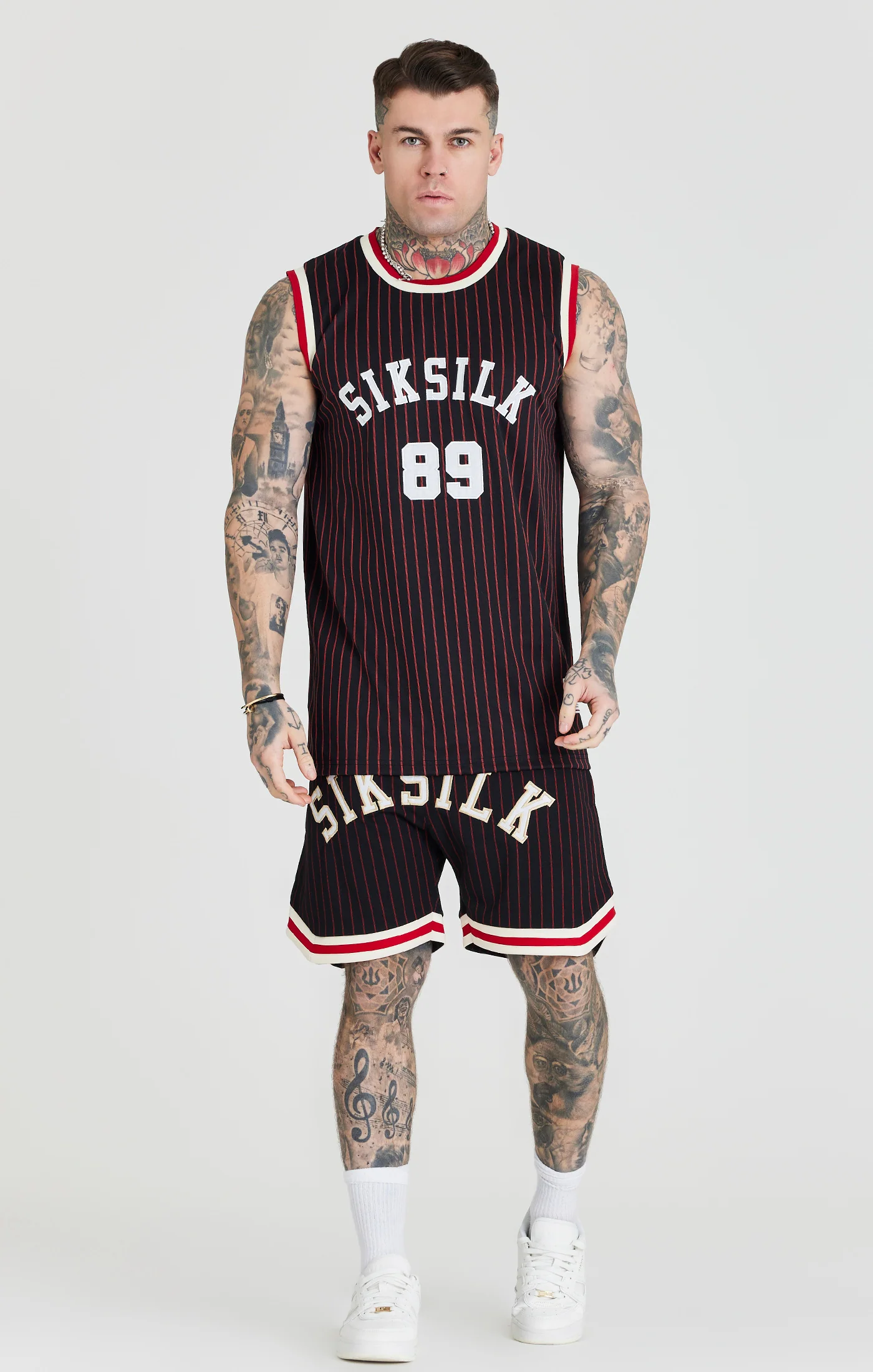 Black Retro Classic Basketball Short - Image 5