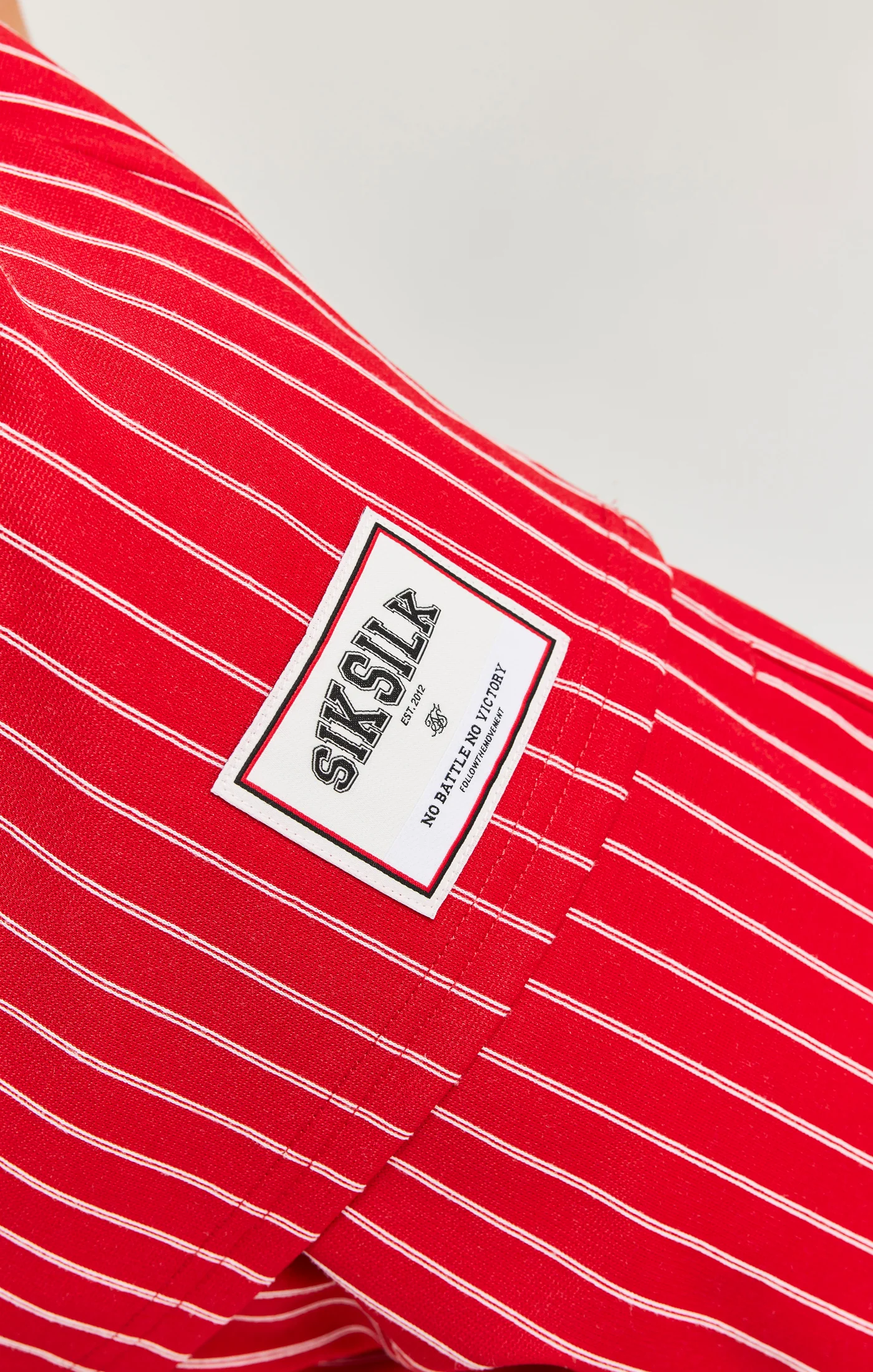 SikSilk Retro Classic Basketball Vest - Red - Image 2