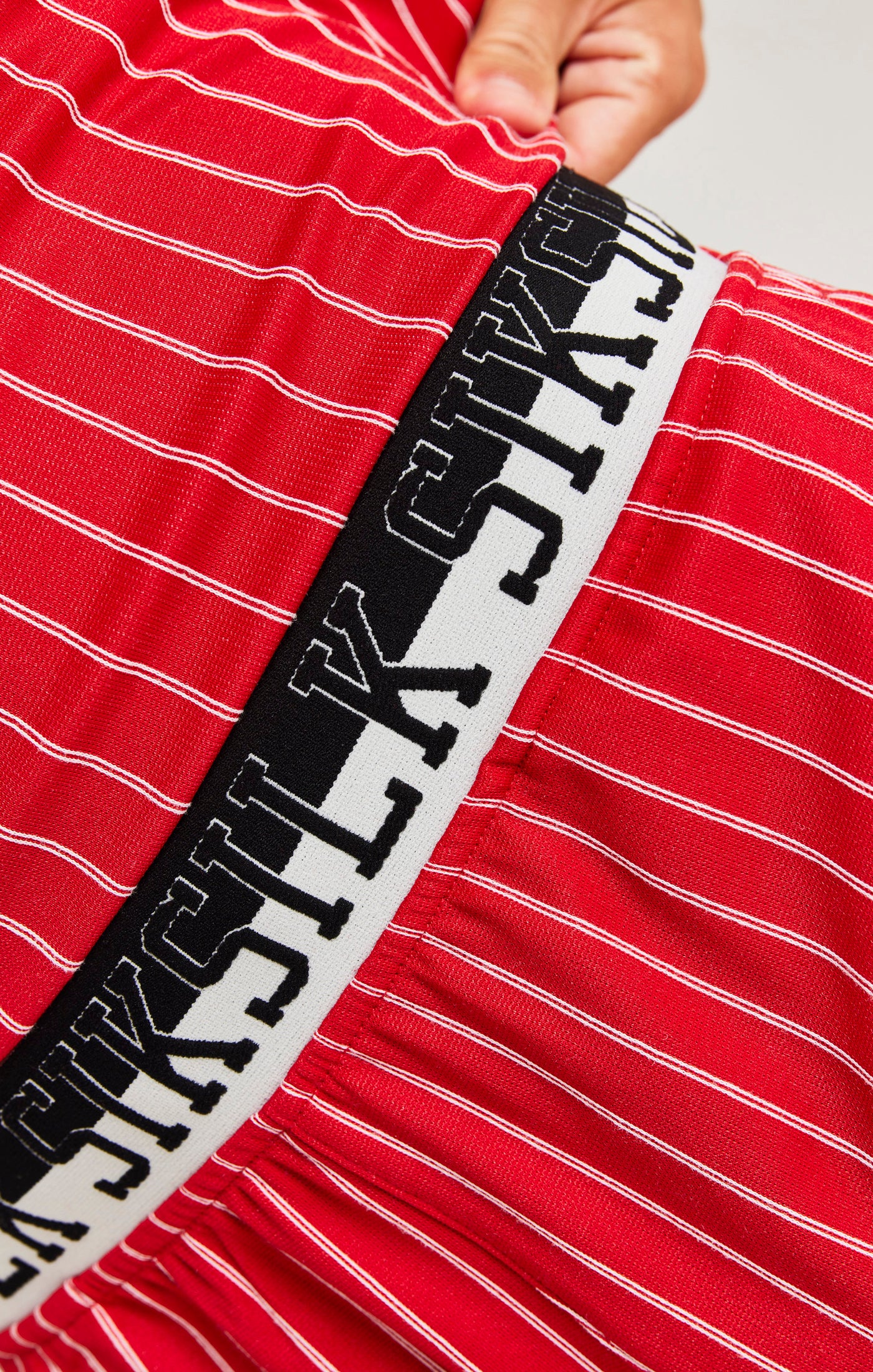 SikSilk Retro Classic Basketball Vest - Red - Image 7