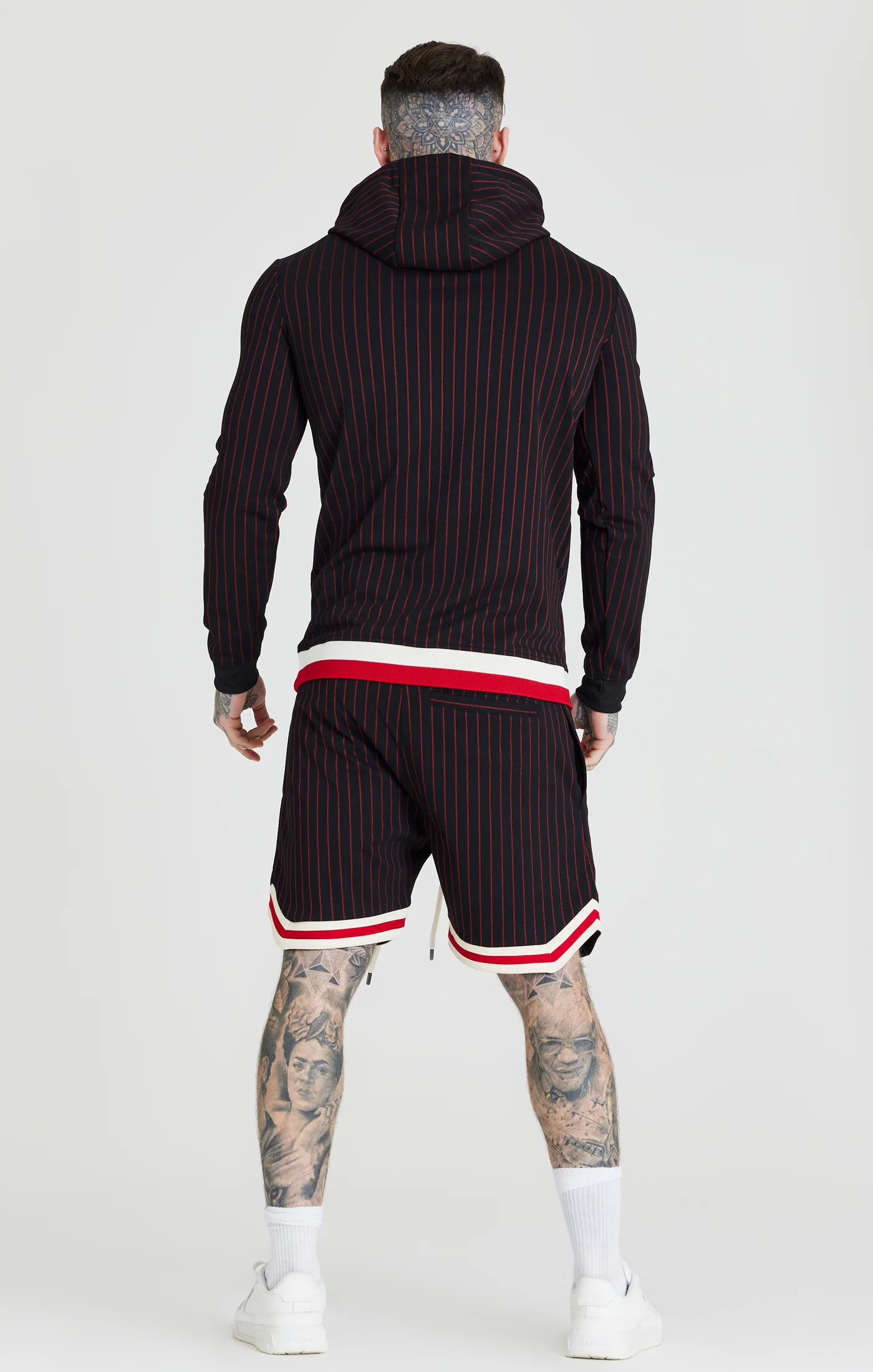 Black Retro Classic Overhead Hoodie - Image 5