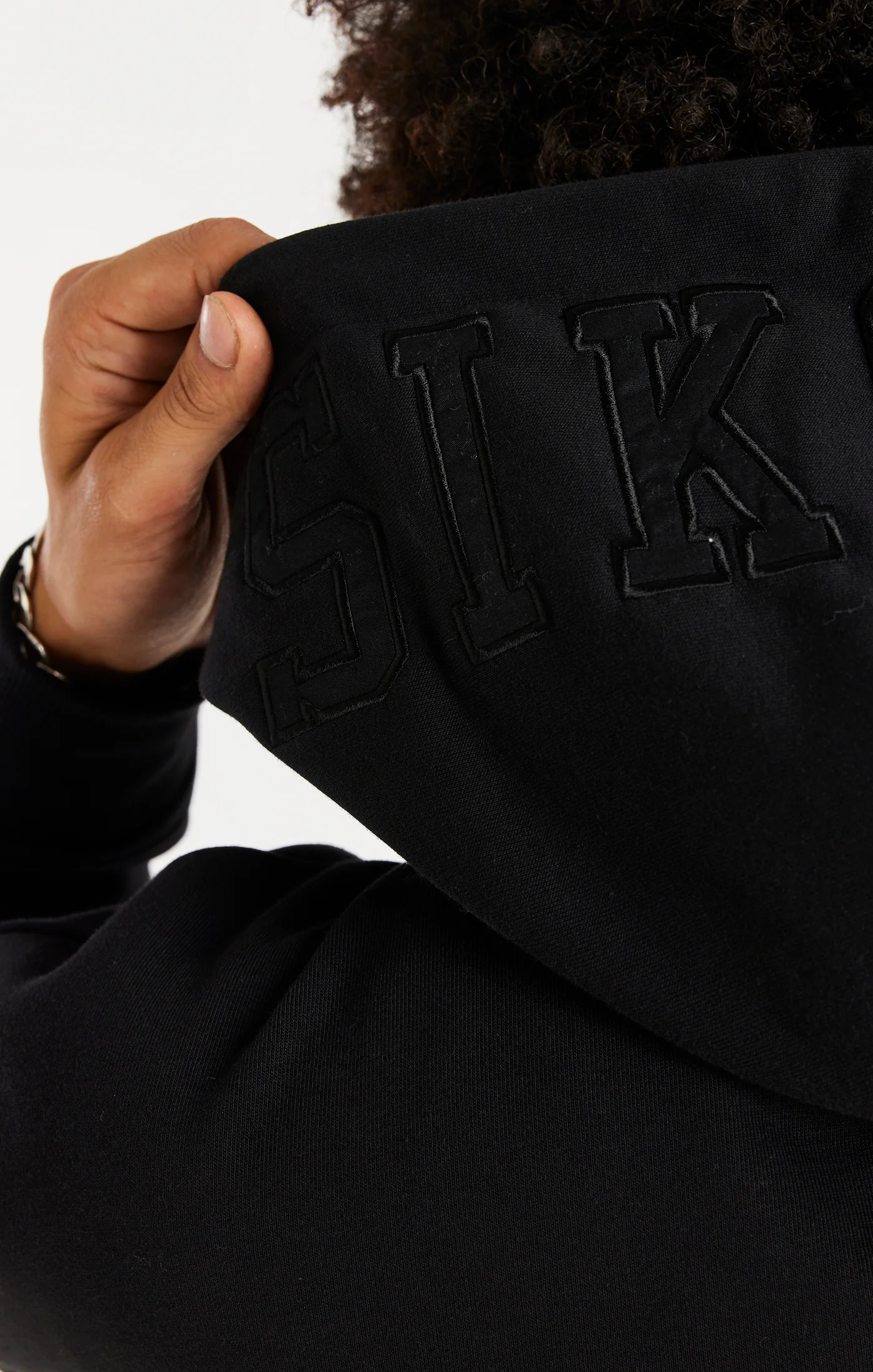 SikSilk Retro Classic Toggle Hoodie - Black - Image 3