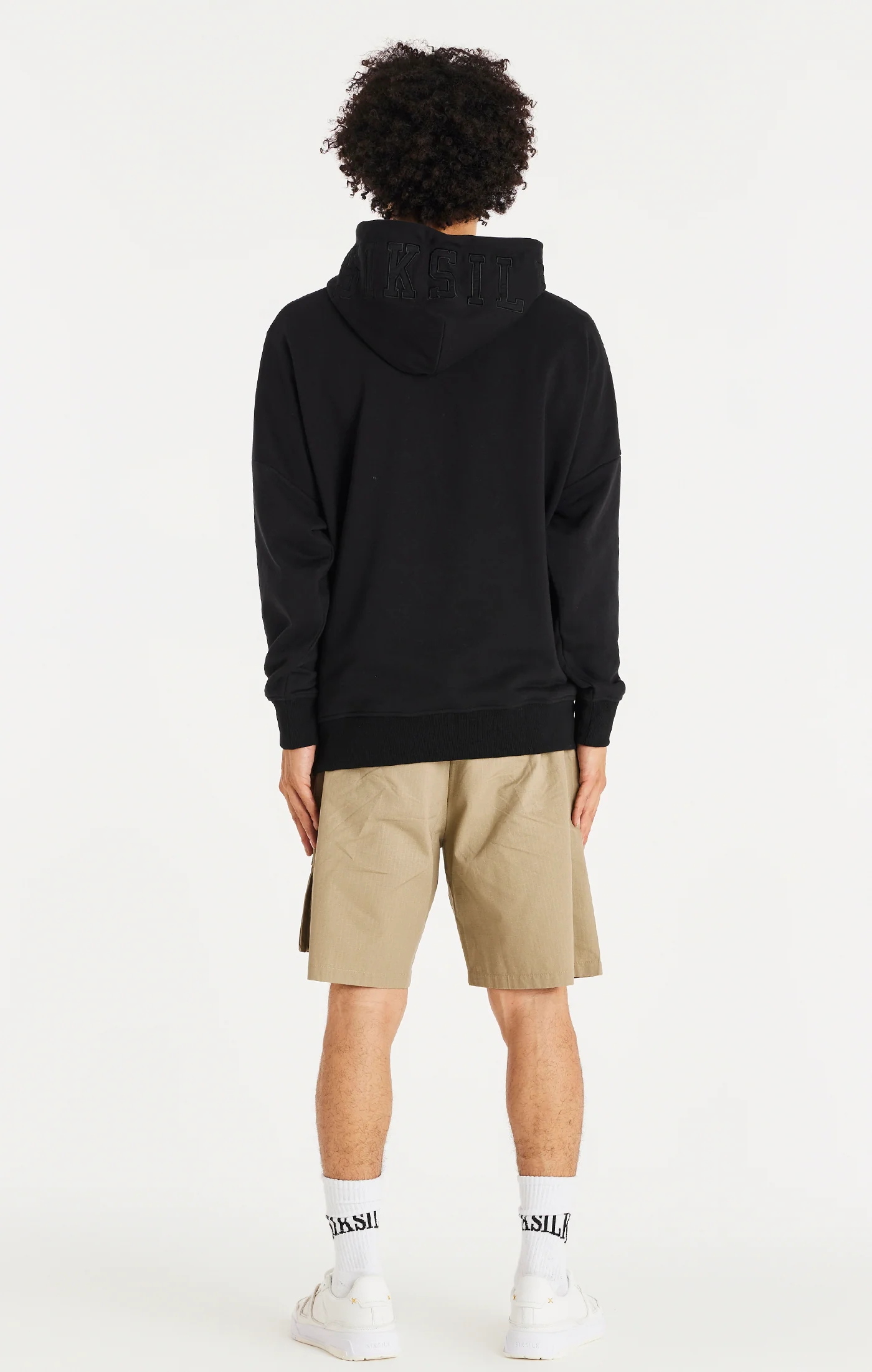 SikSilk Retro Classic Toggle Hoodie - Black - Image 7