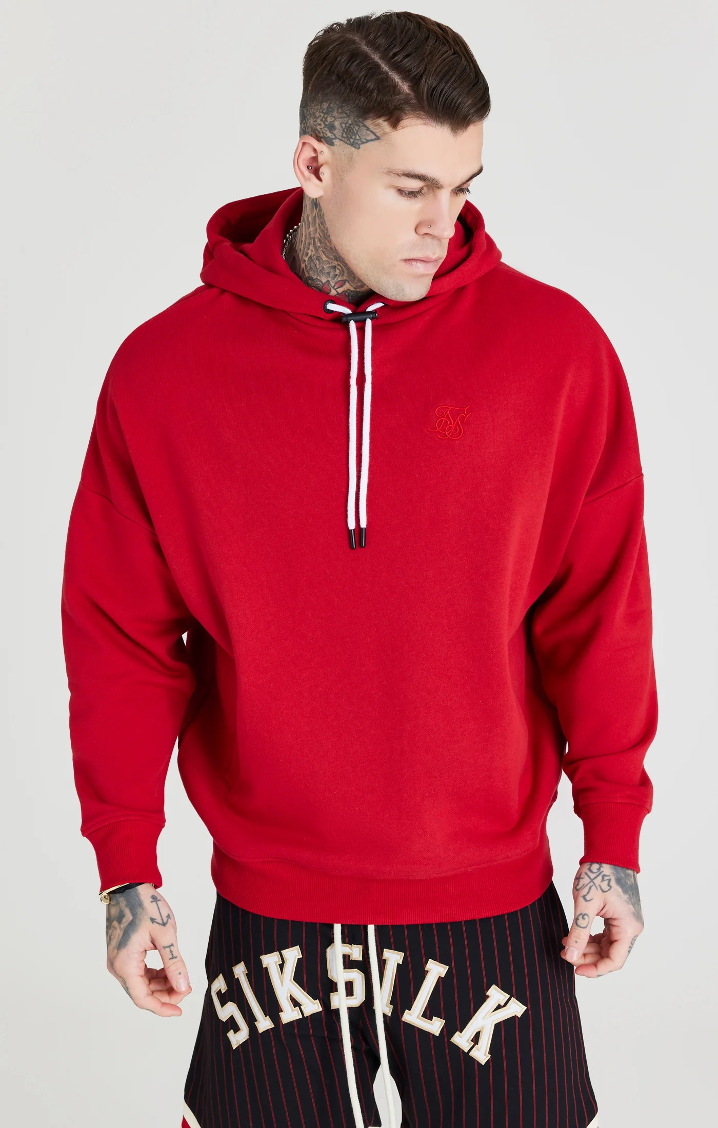 Red Retro Classic Toggle Hoodie - Image 2