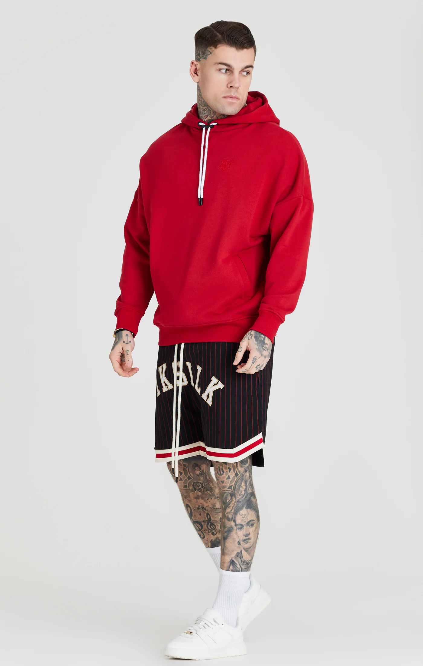Red Retro Classic Toggle Hoodie - Image 3