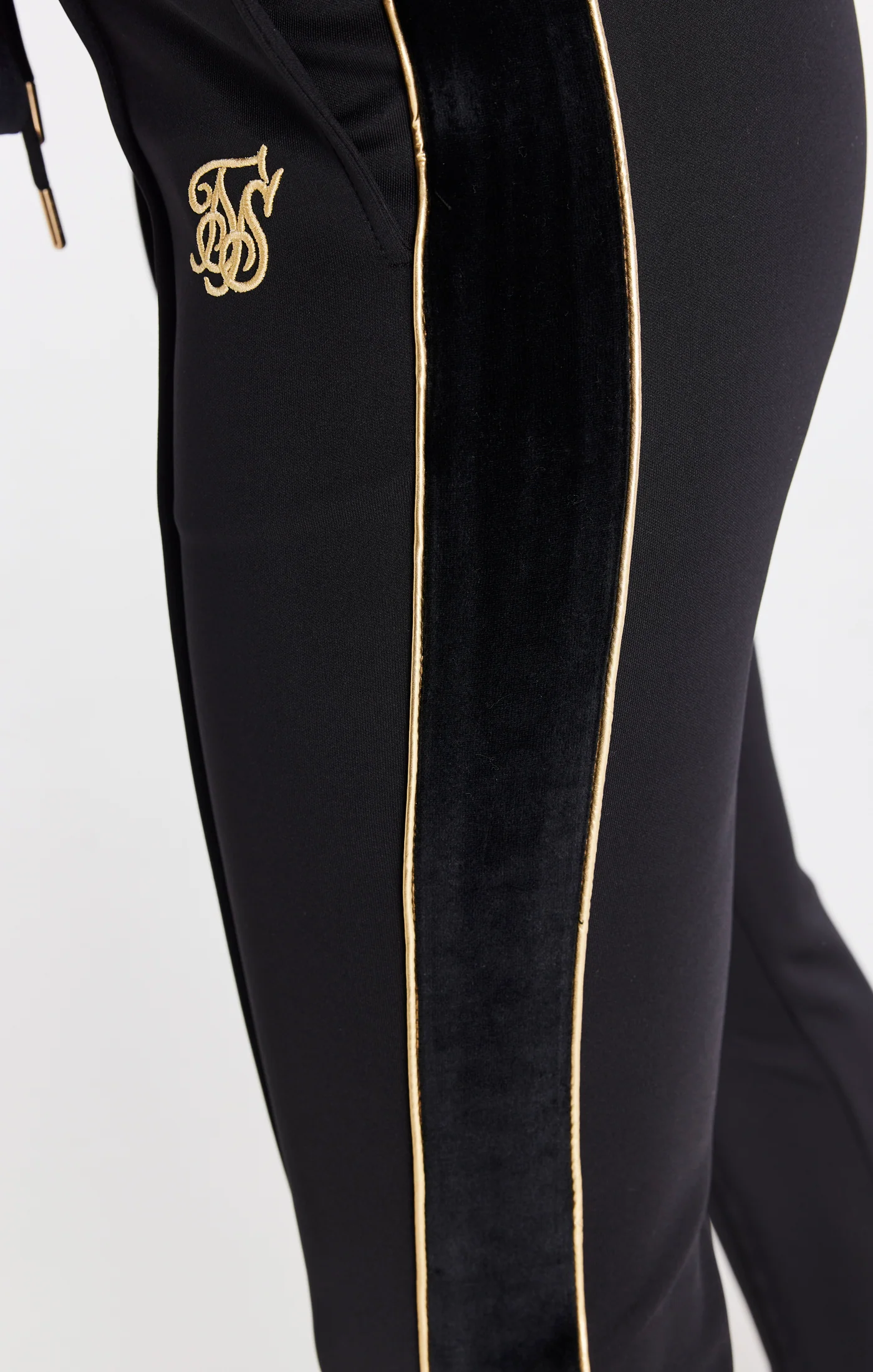 Black Retro Classic Track Pant - Image 5
