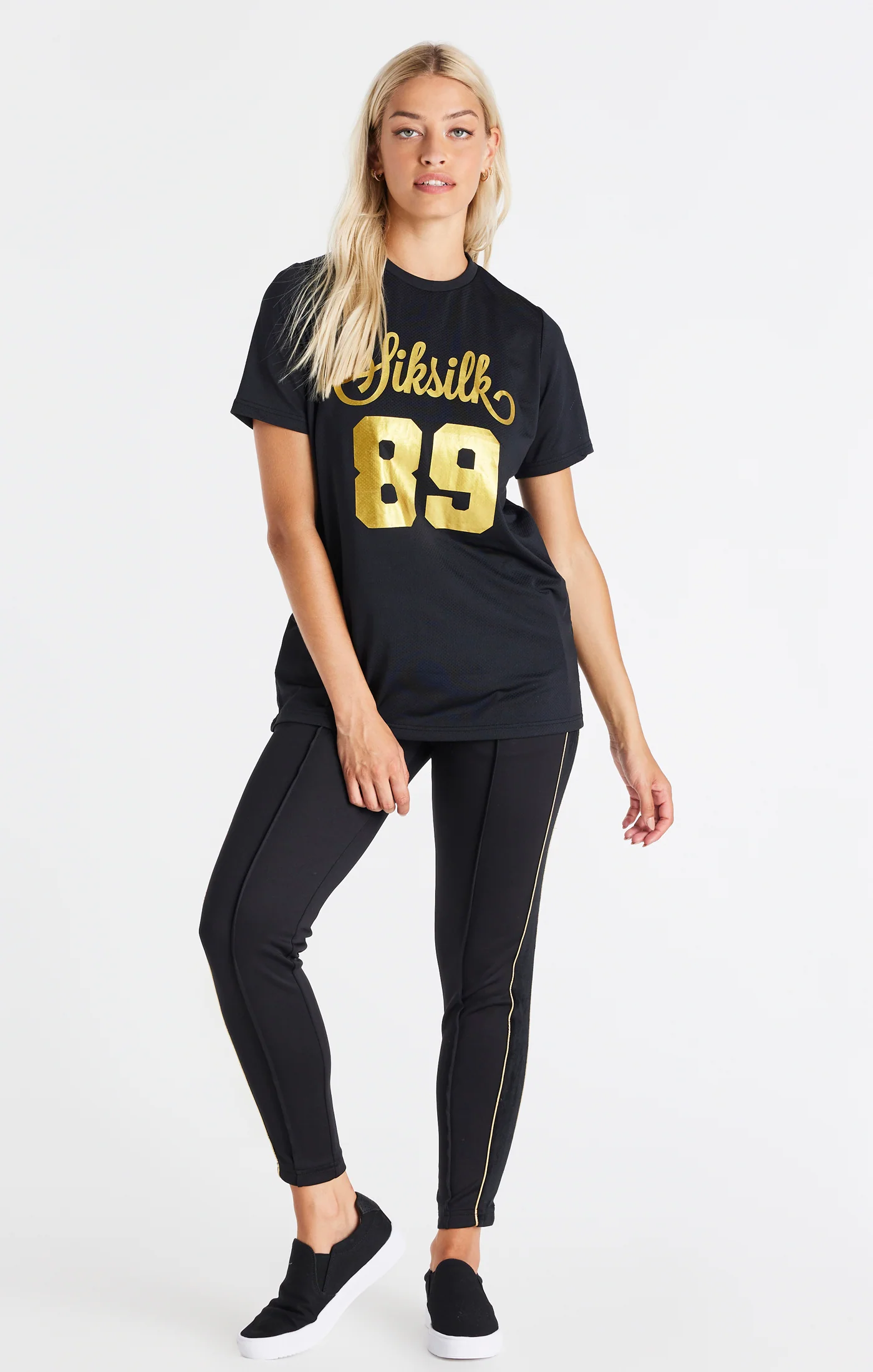 Black Retro Classic Track Pant - Image 6