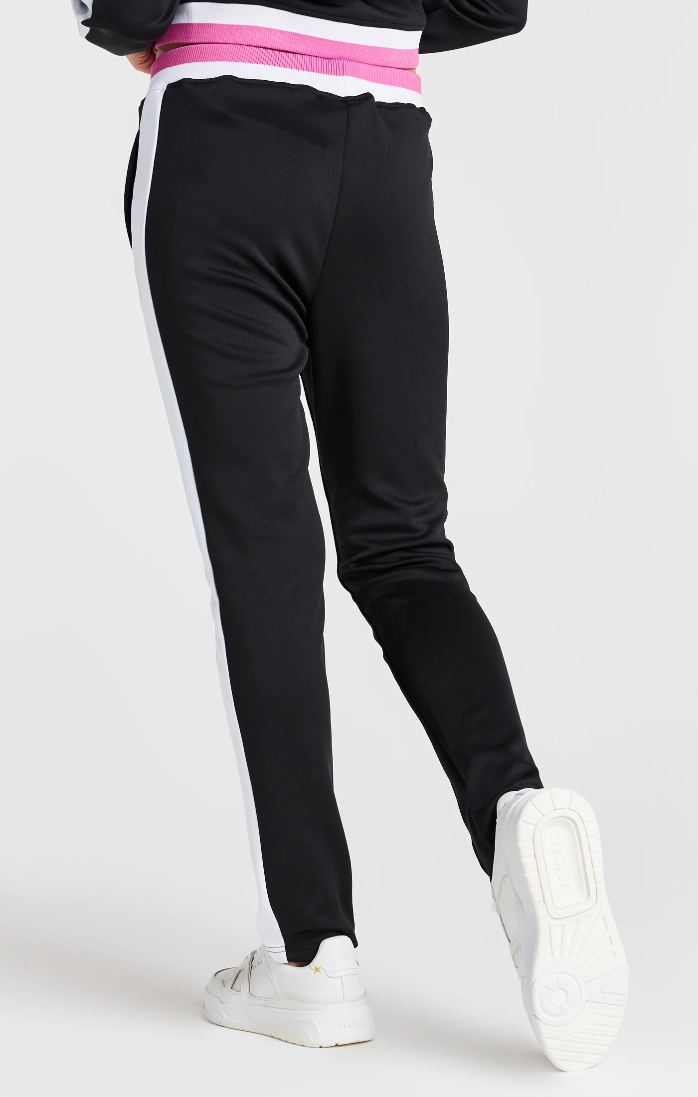 Girls Black Retro Track Pant - Image 4