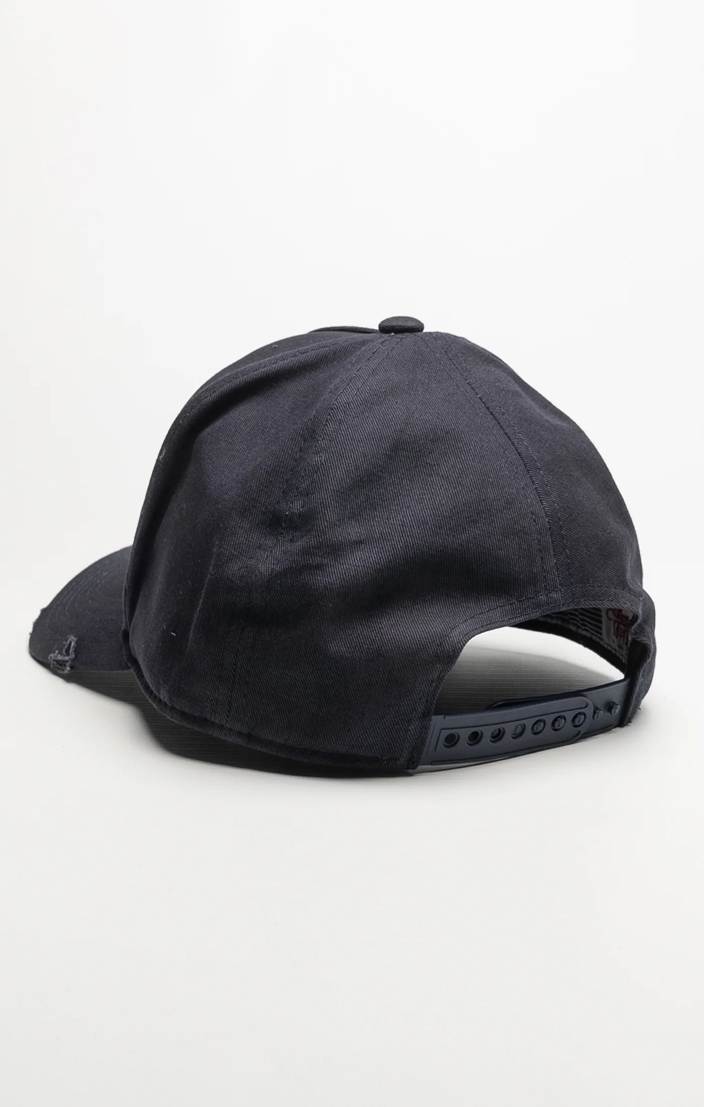 Navy Retro Distressed Trucker Cap - Image 4