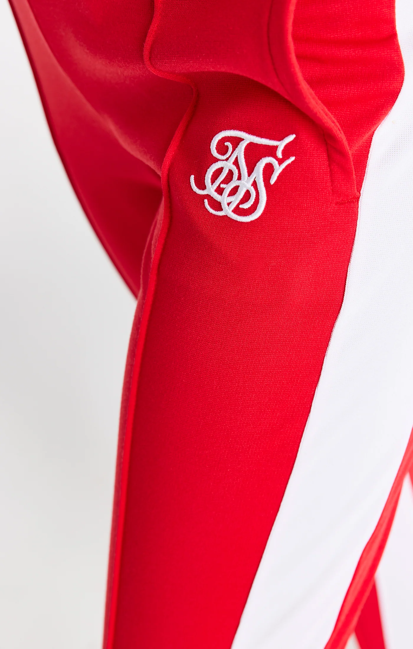 SikSilk Retro Element Track Pants - Red - Image 4
