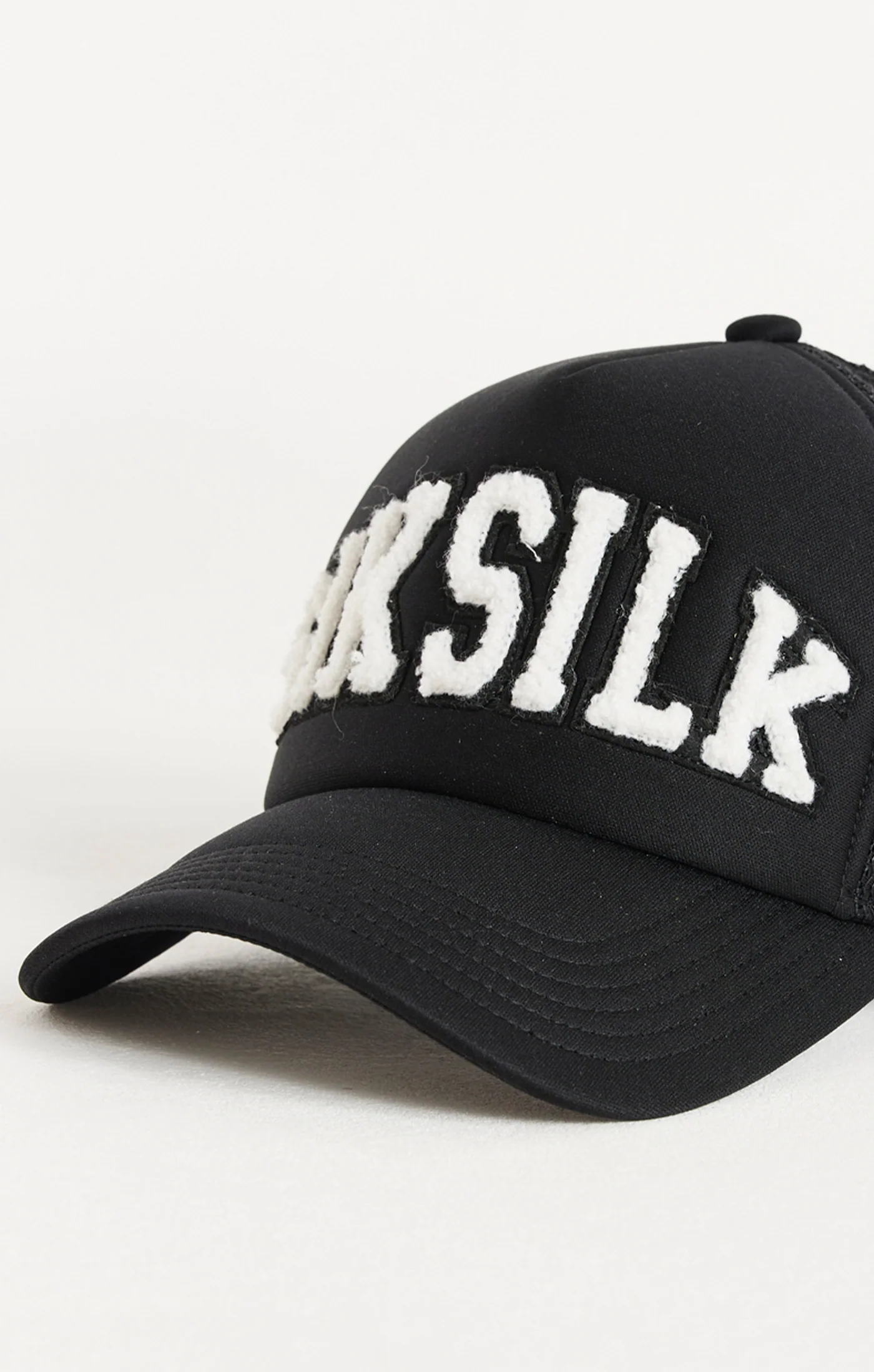 SikSilk Retro Foam Mesh Trucker - Black - Image 2