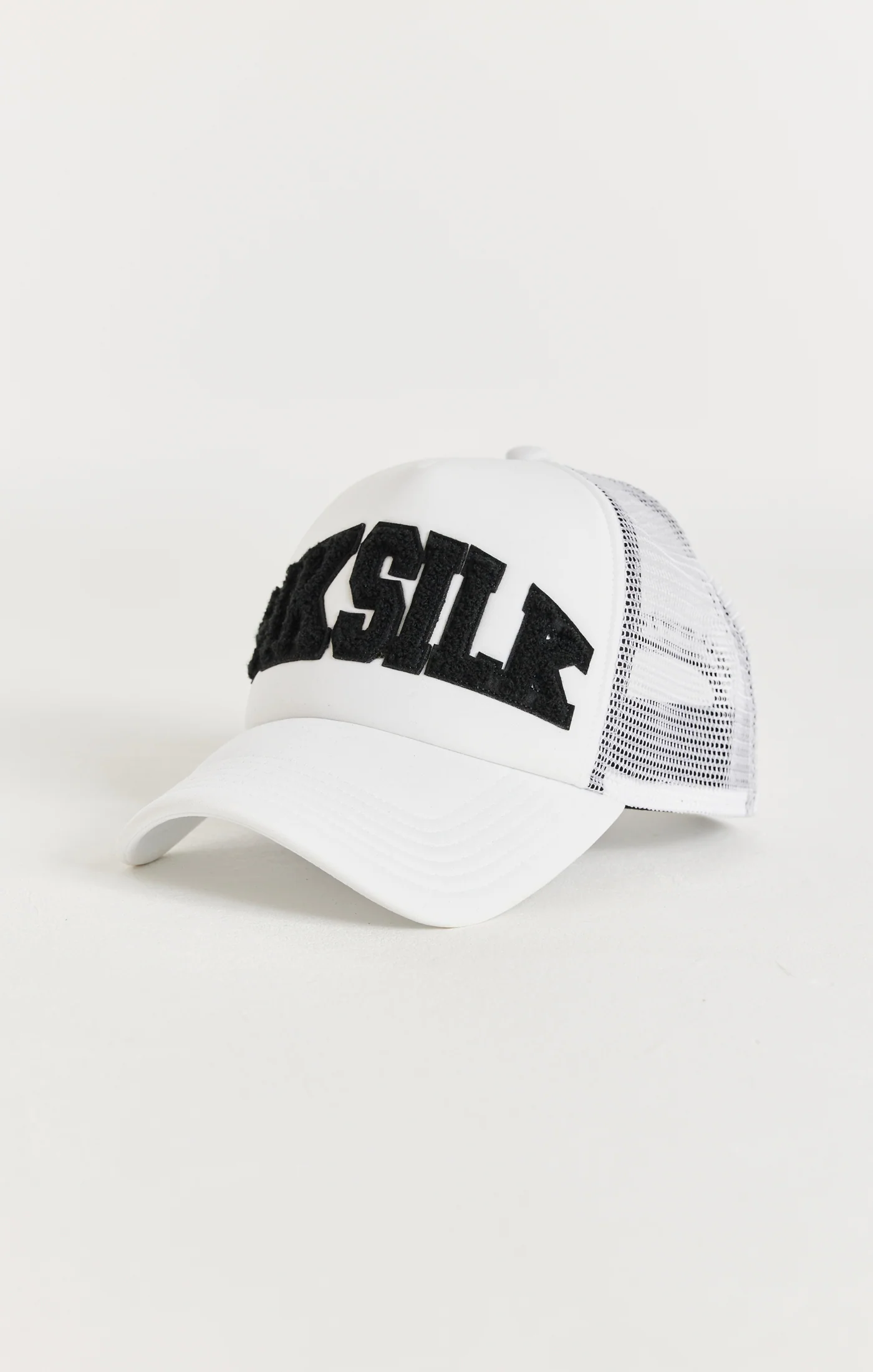 SikSilk Retro Foam Mesh Trucker - White
