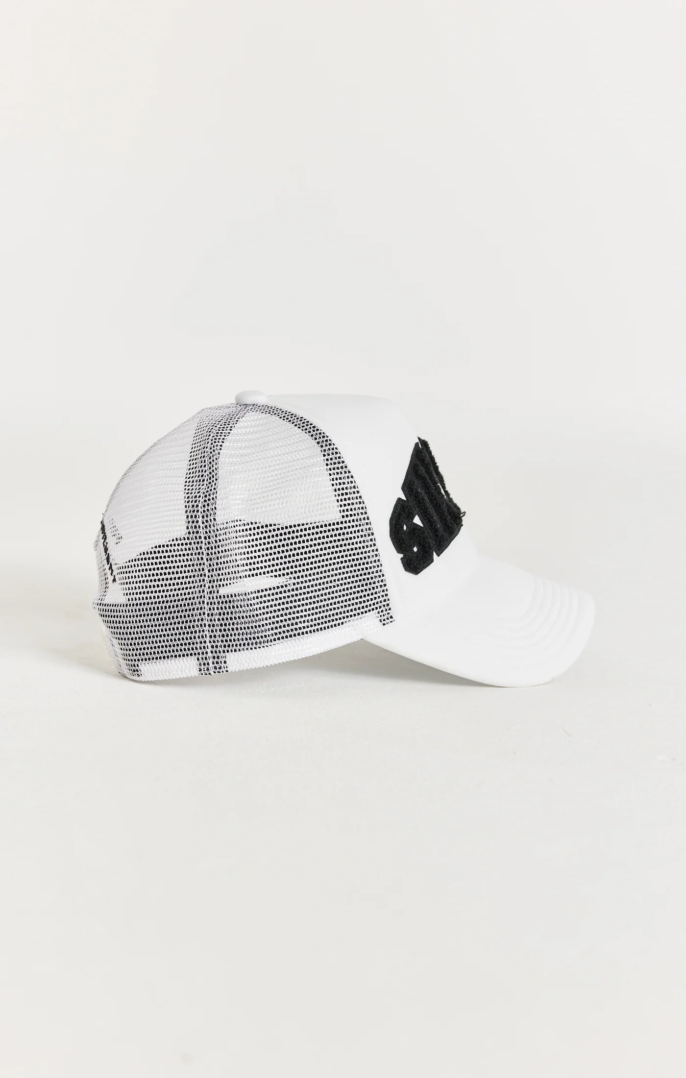 SikSilk Retro Foam Mesh Trucker - White - Image 3