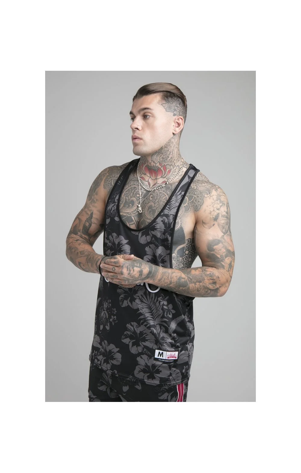 Black Retro Racer Vest - Image 3