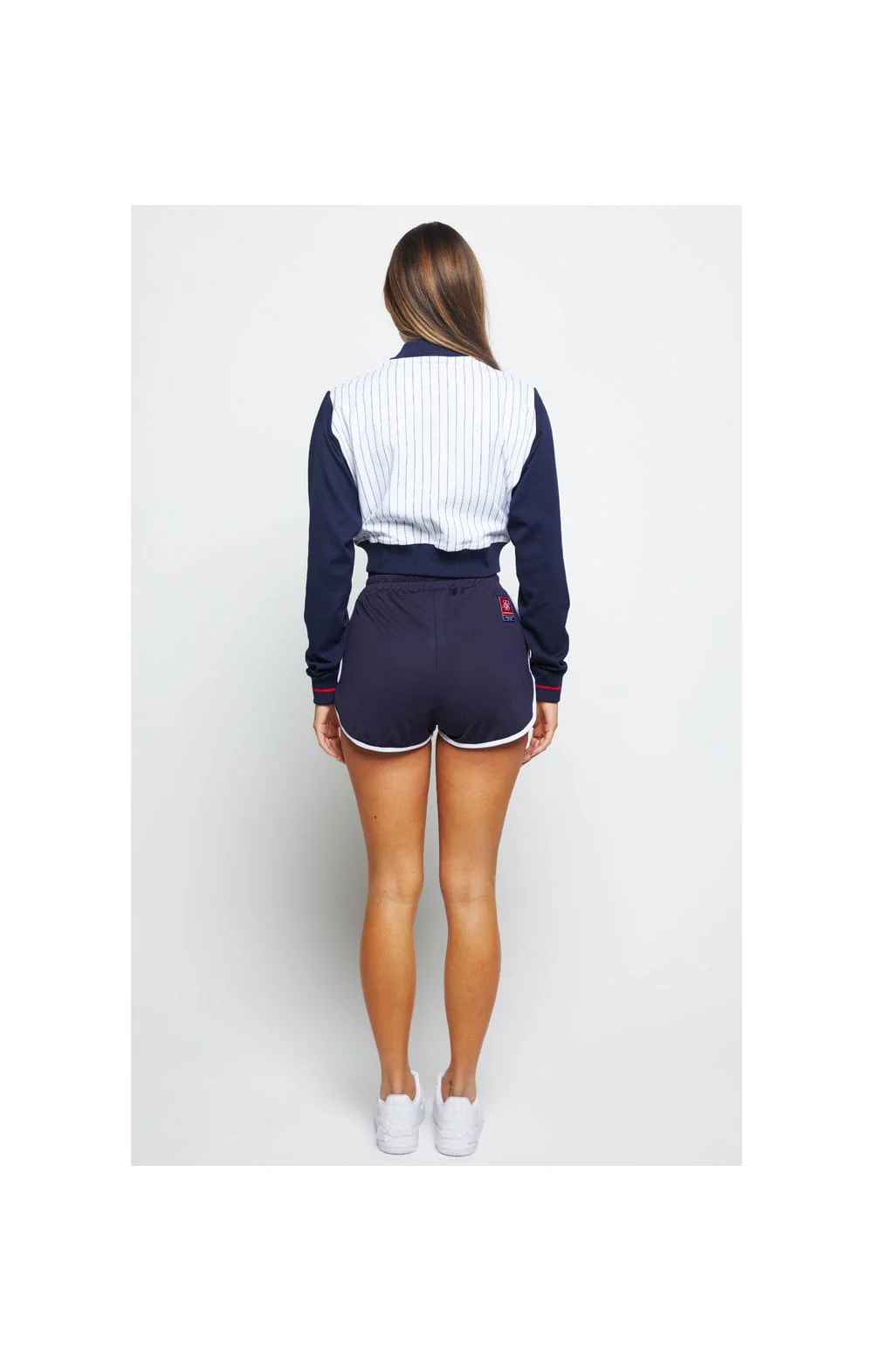 SikSilk Retro Mesh Runner Shorts - Navy - Image 6