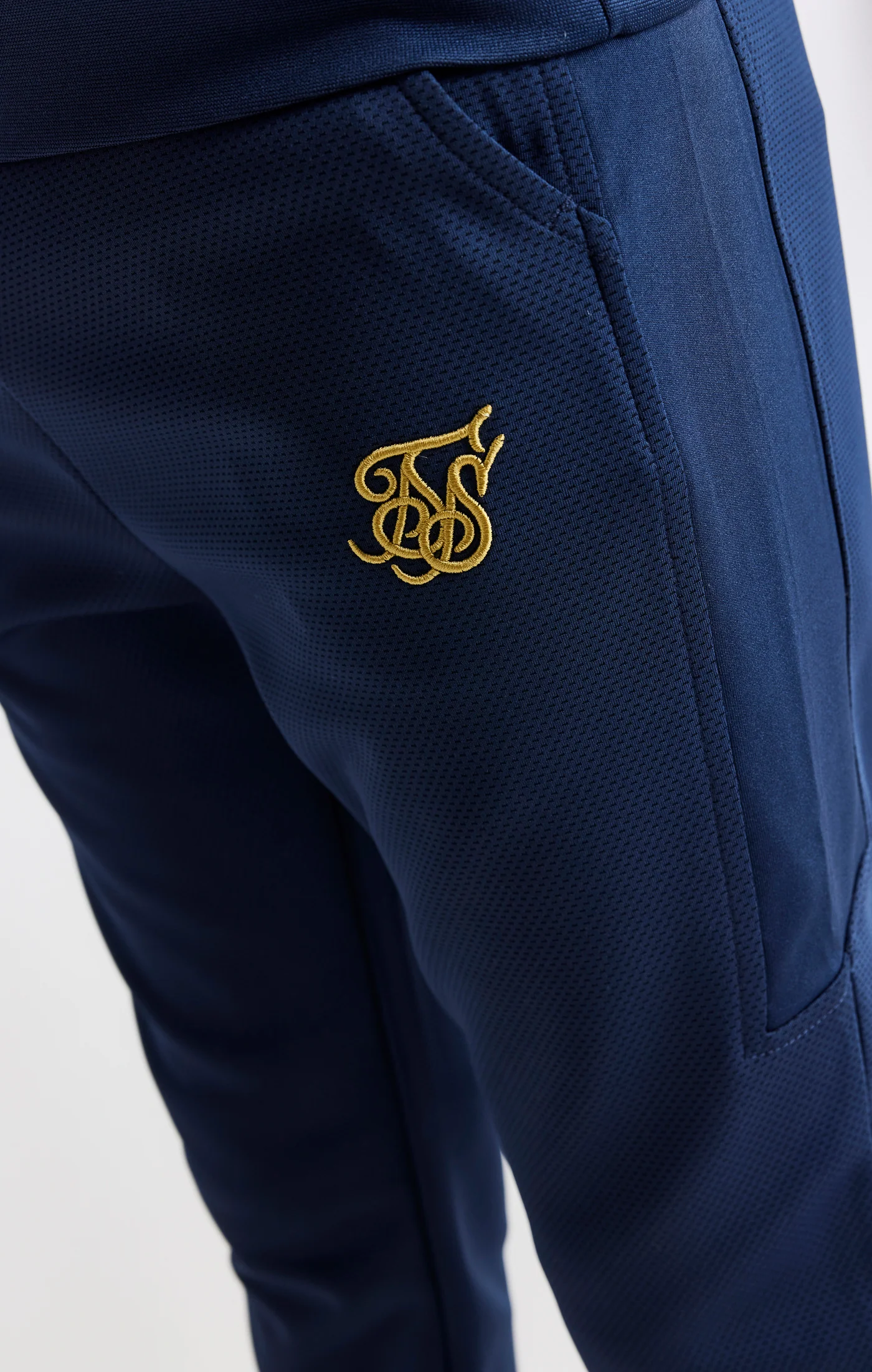 Boys Navy Retro Track Pant - Image 7
