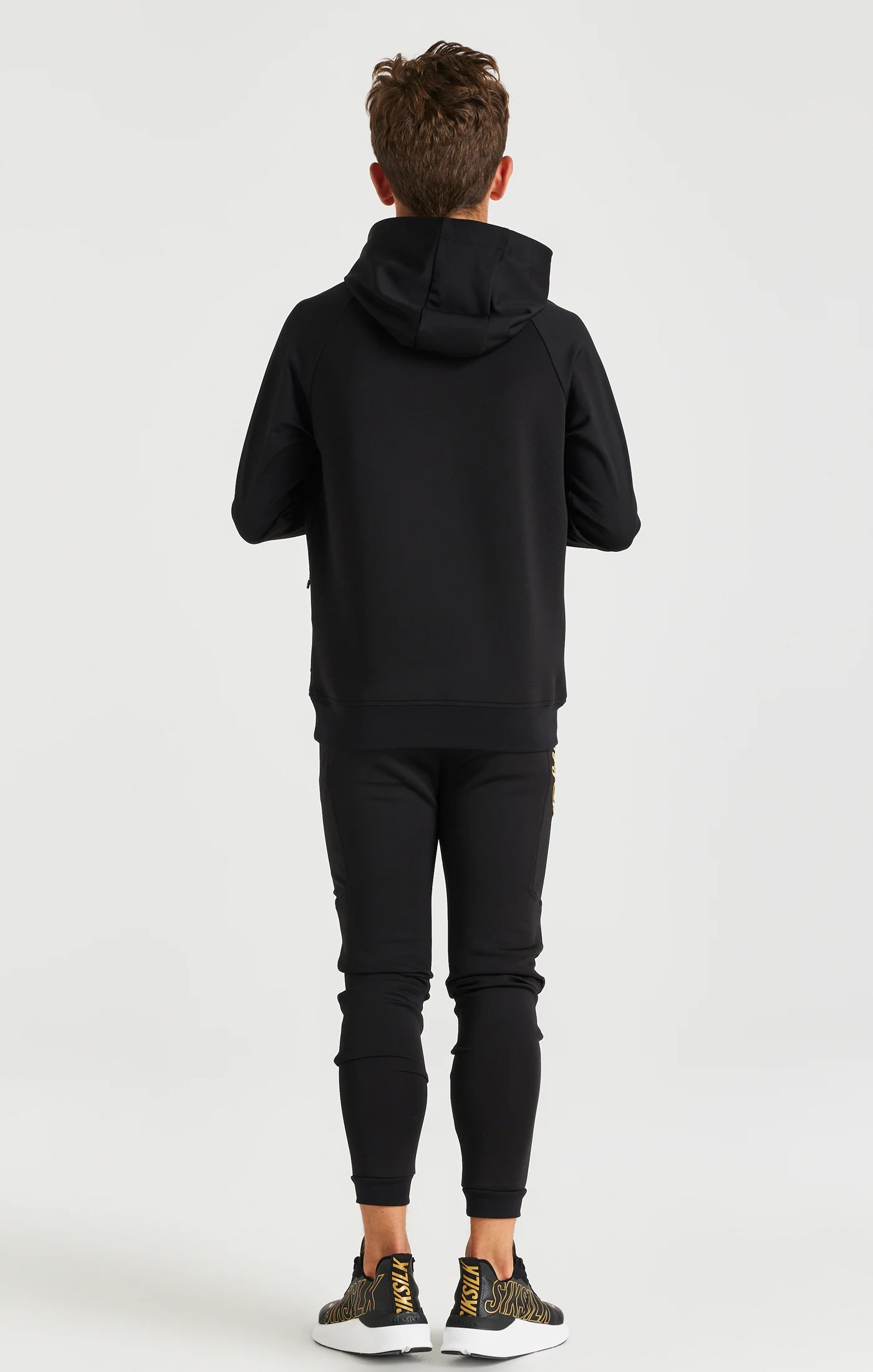 SikSilk Retro Scope Trousers - Black - Image 5