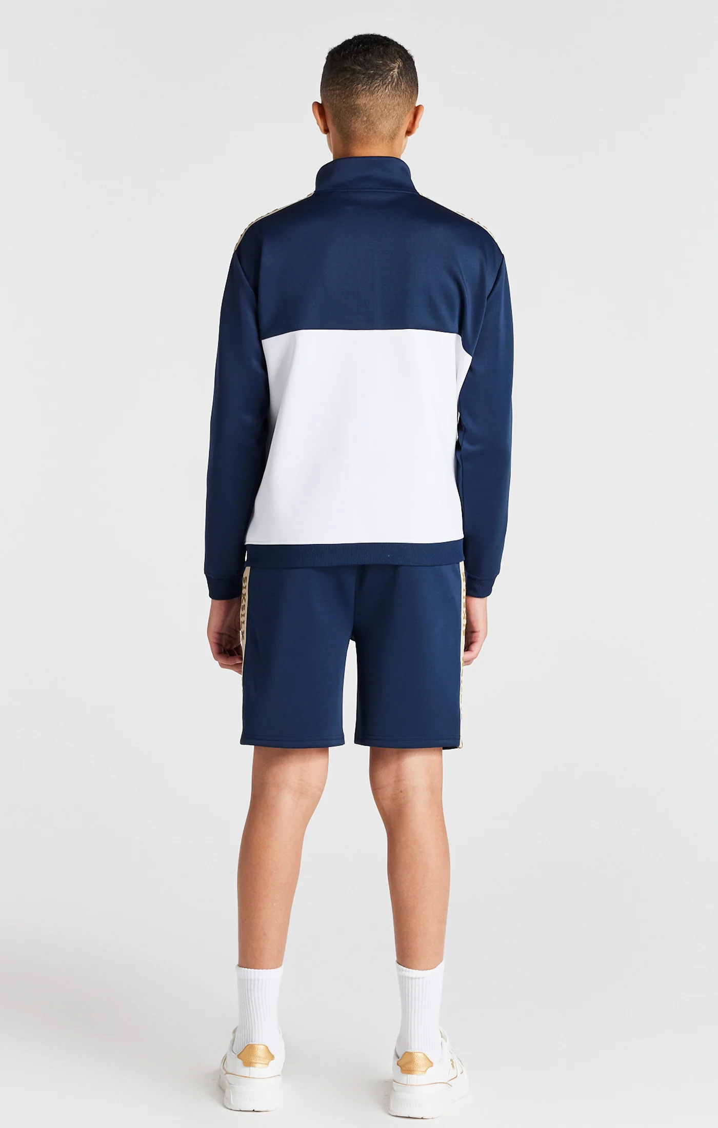 Boys Navy Retro Short - Image 5