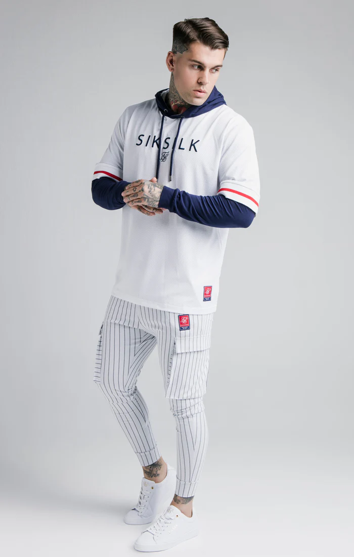 White Layered Baseball Jersey - Image 3