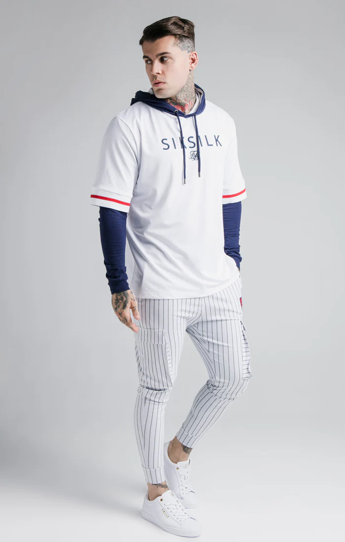 White Layered Baseball Jersey - Image 4