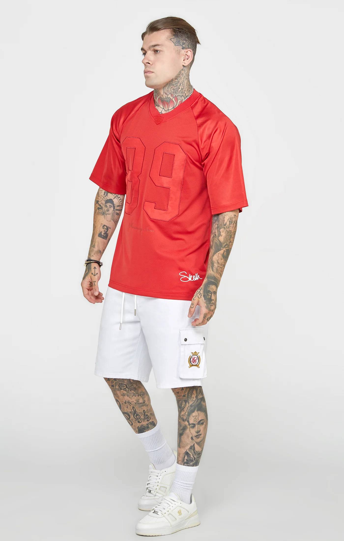 Red Oversized Short Sleeve T-Shirt - Image 3