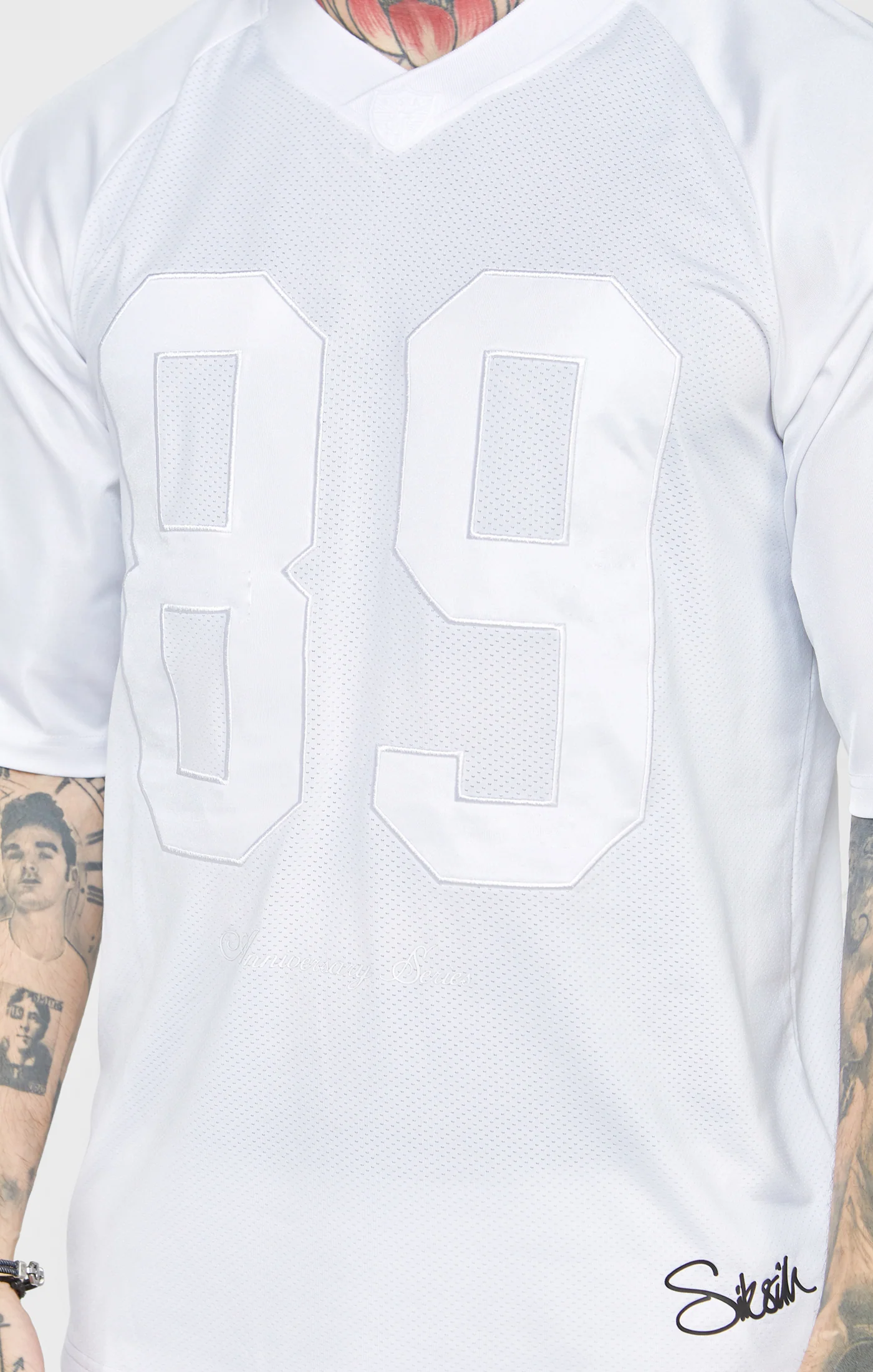 White Retro Oversized T-Shirt - Image 2