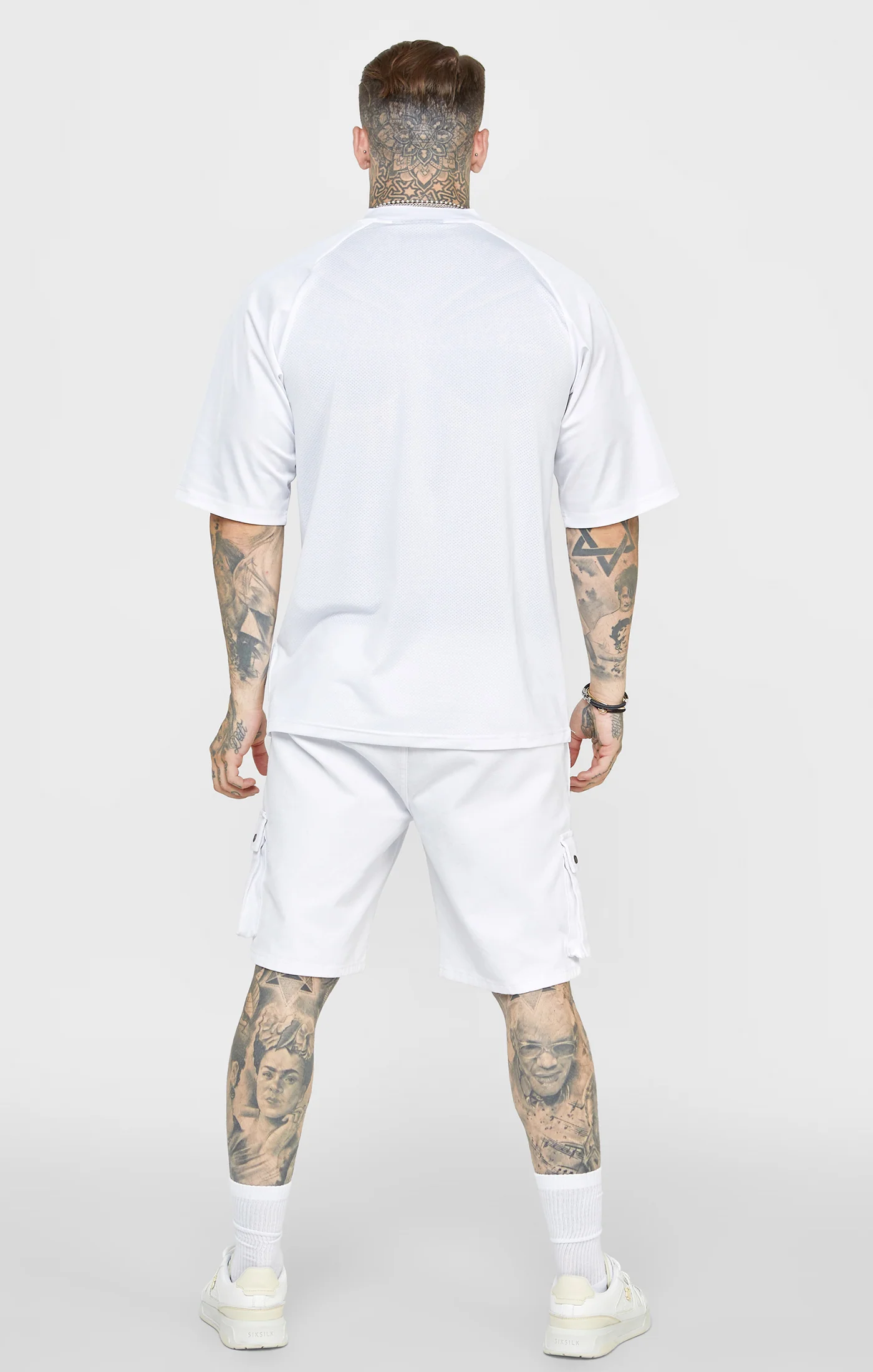 White Retro Oversized T-Shirt - Image 5
