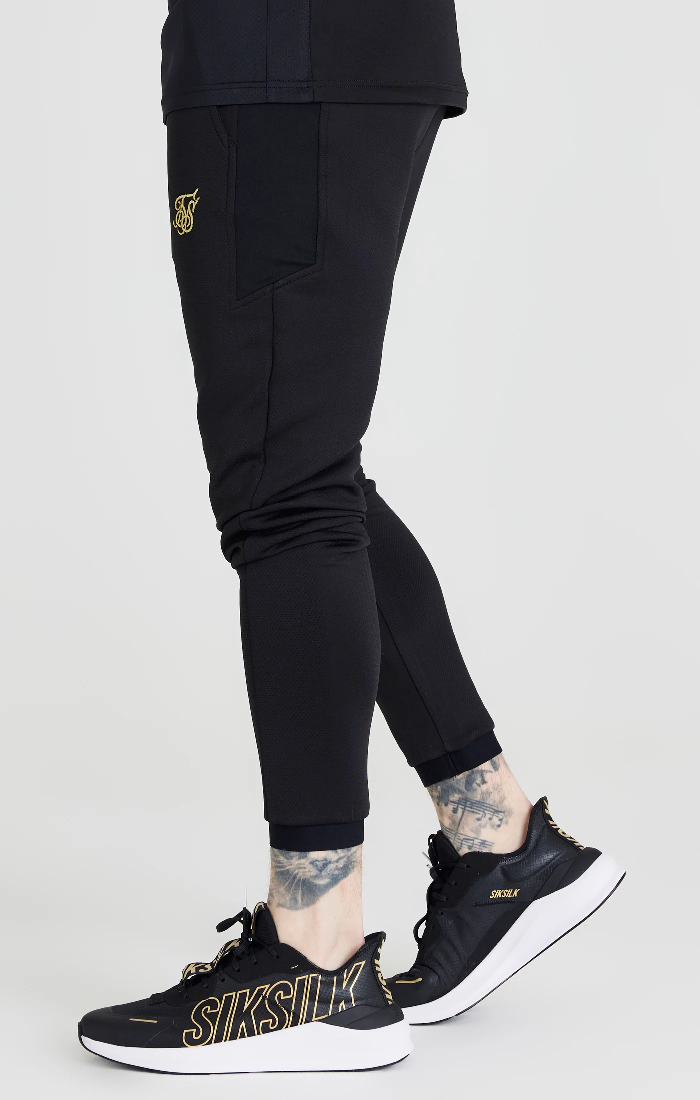 Black Retro Sports Scope Pant - Image 2