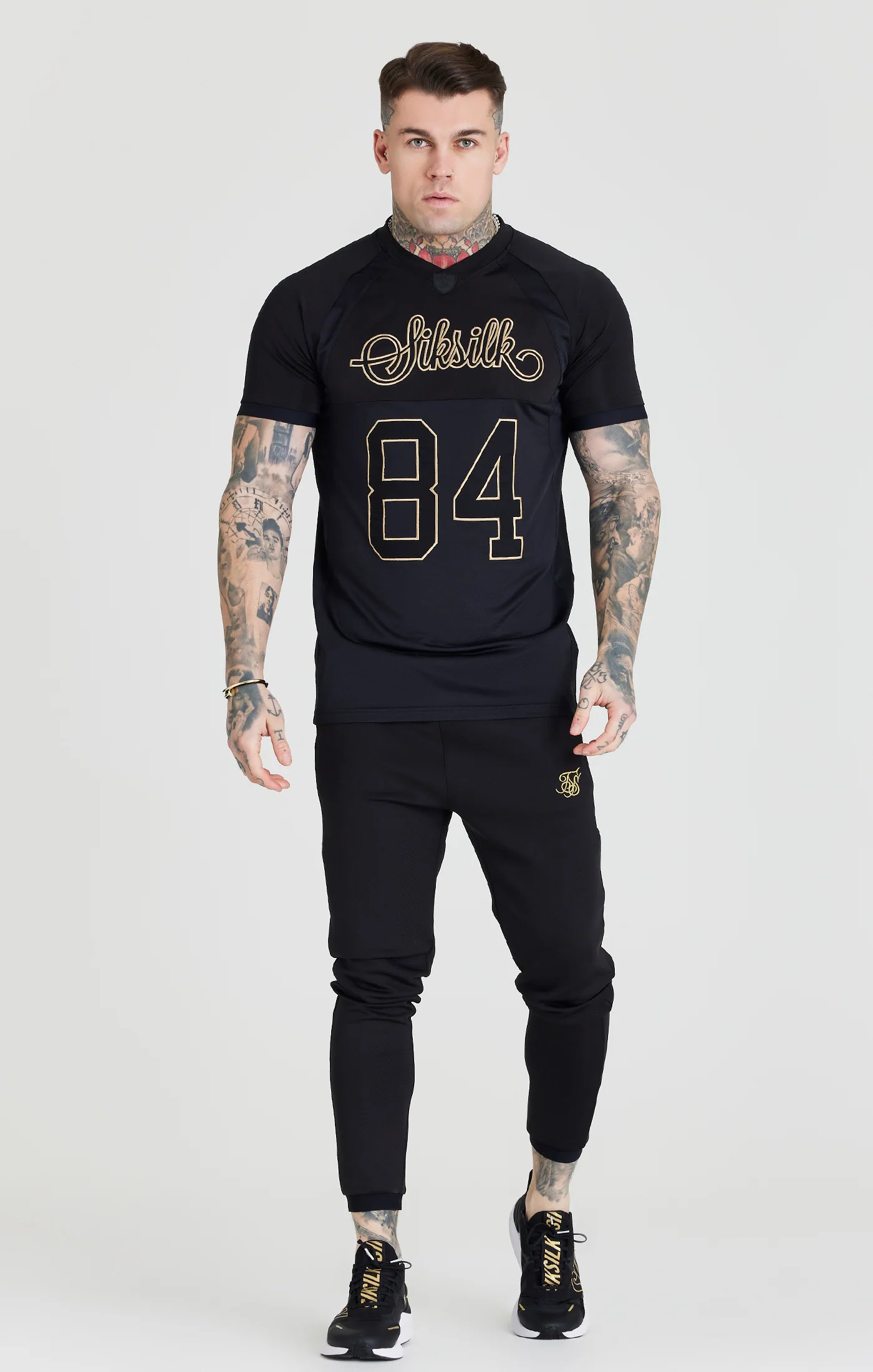 Black Retro Sports Scope Pant - Image 3