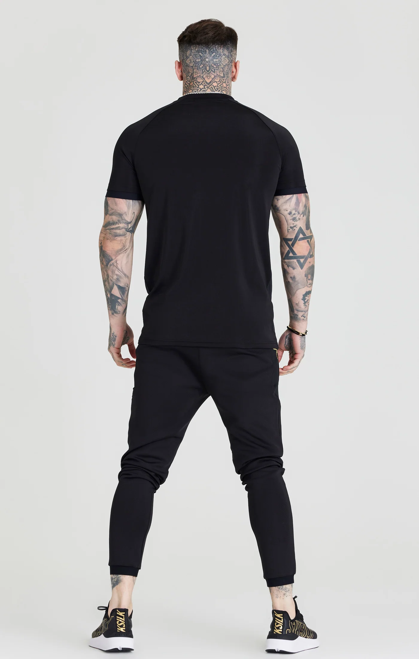 Black Retro Sports Scope Pant - Image 4