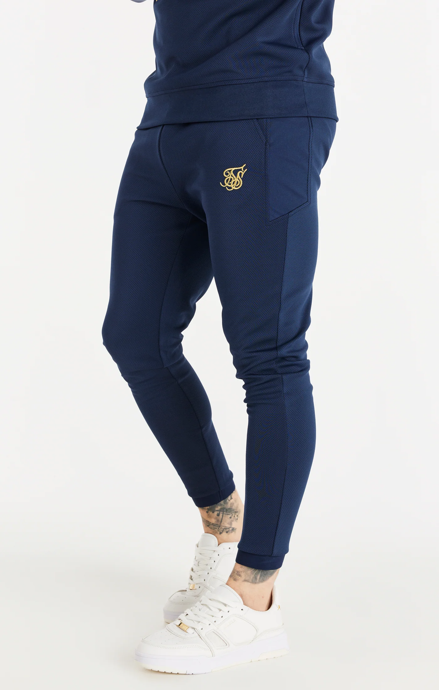 Navy Retro Sports Scope Pant