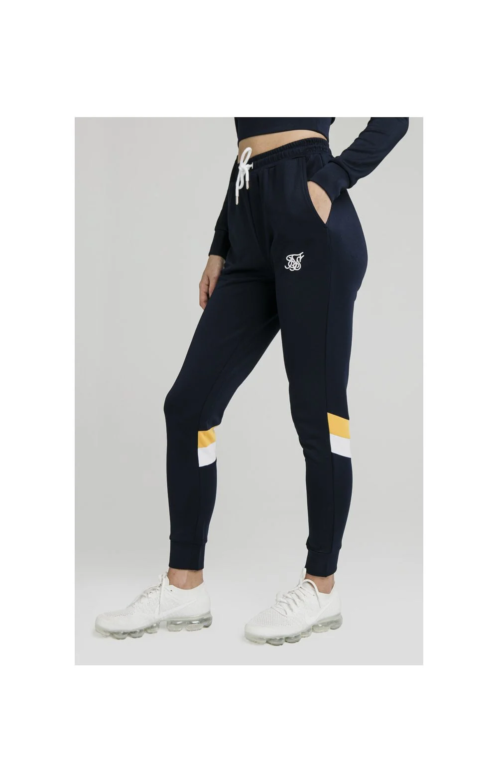 SikSilk Retro Sports Track Pants - Peacoat