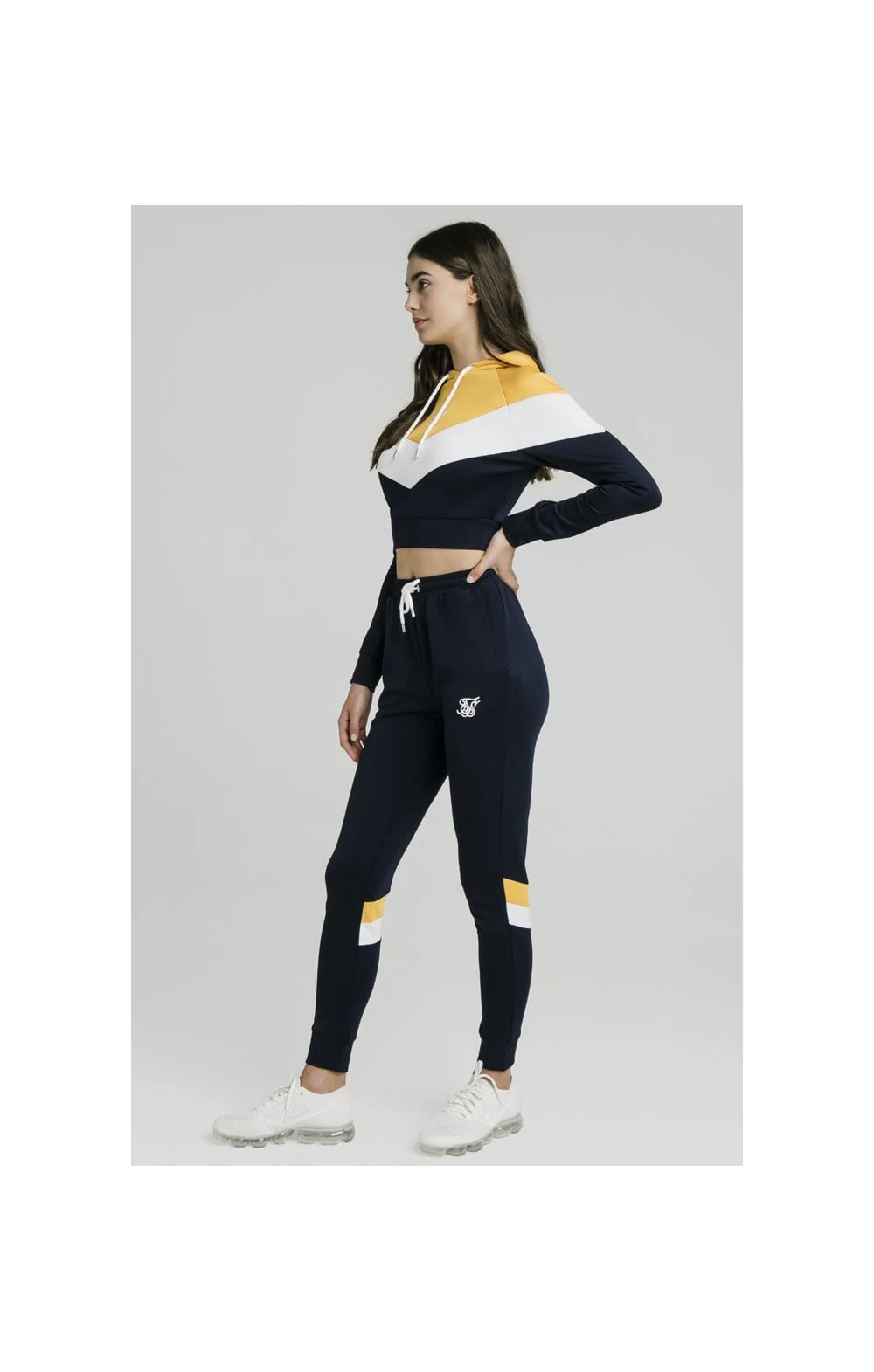 SikSilk Retro Sports Track Pants - Peacoat - Image 3