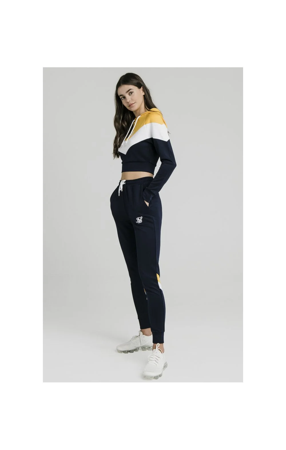 SikSilk Retro Sports Track Pants - Peacoat - Image 5