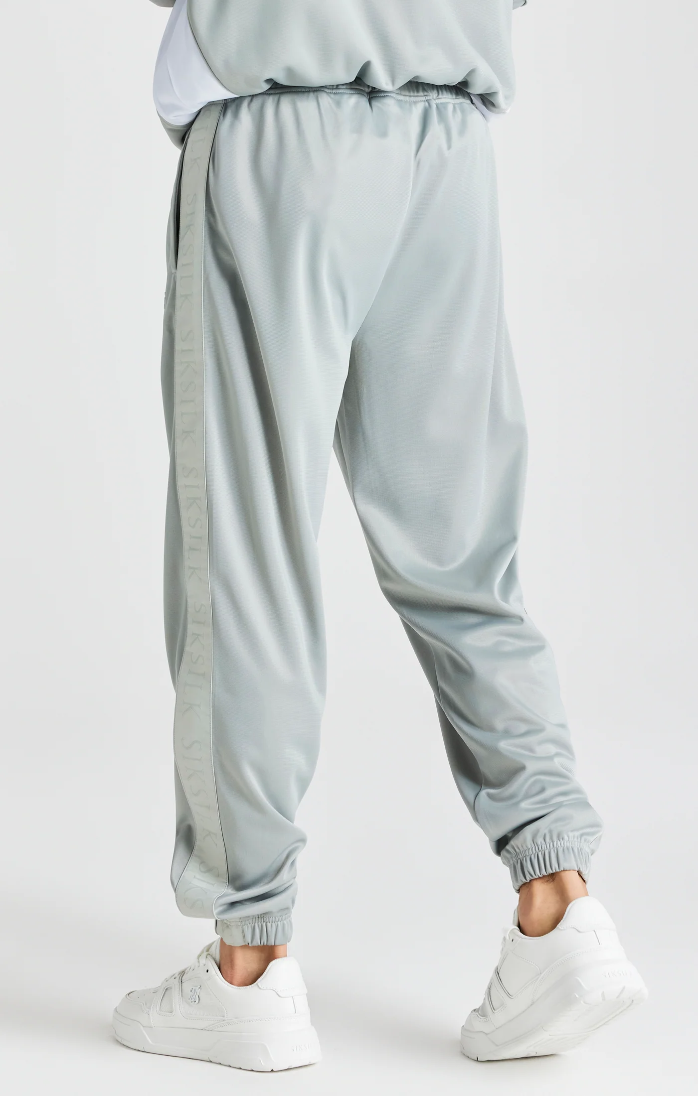 Grey Tape Thru Track Pant - Image 5