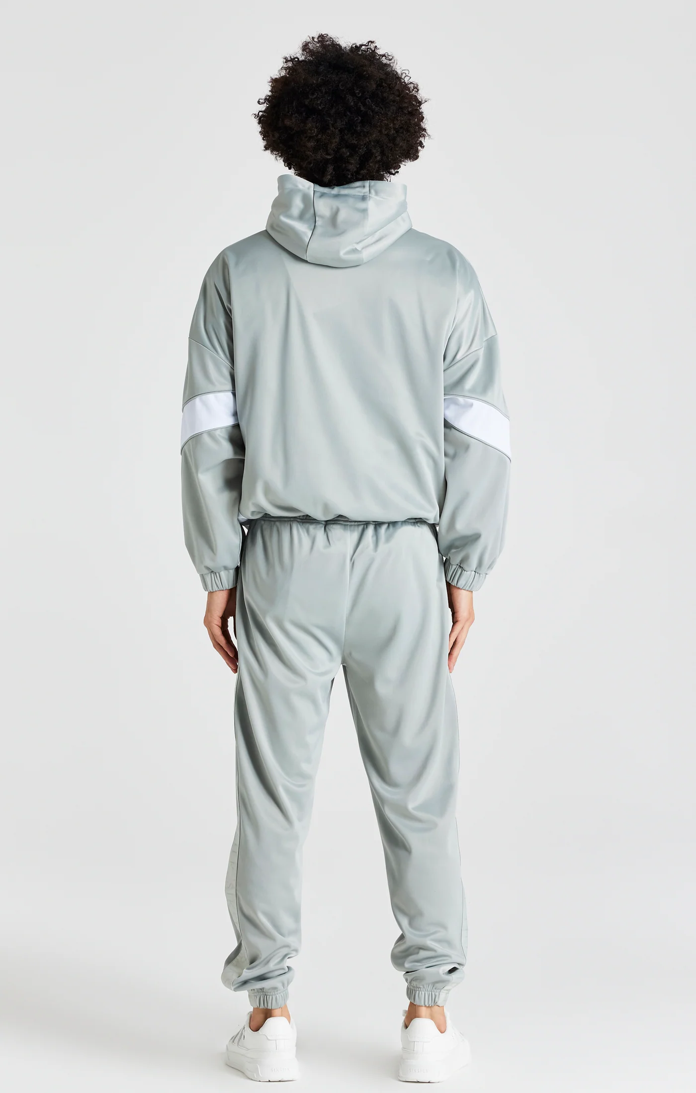 Grey Tape Thru Track Pant - Image 7