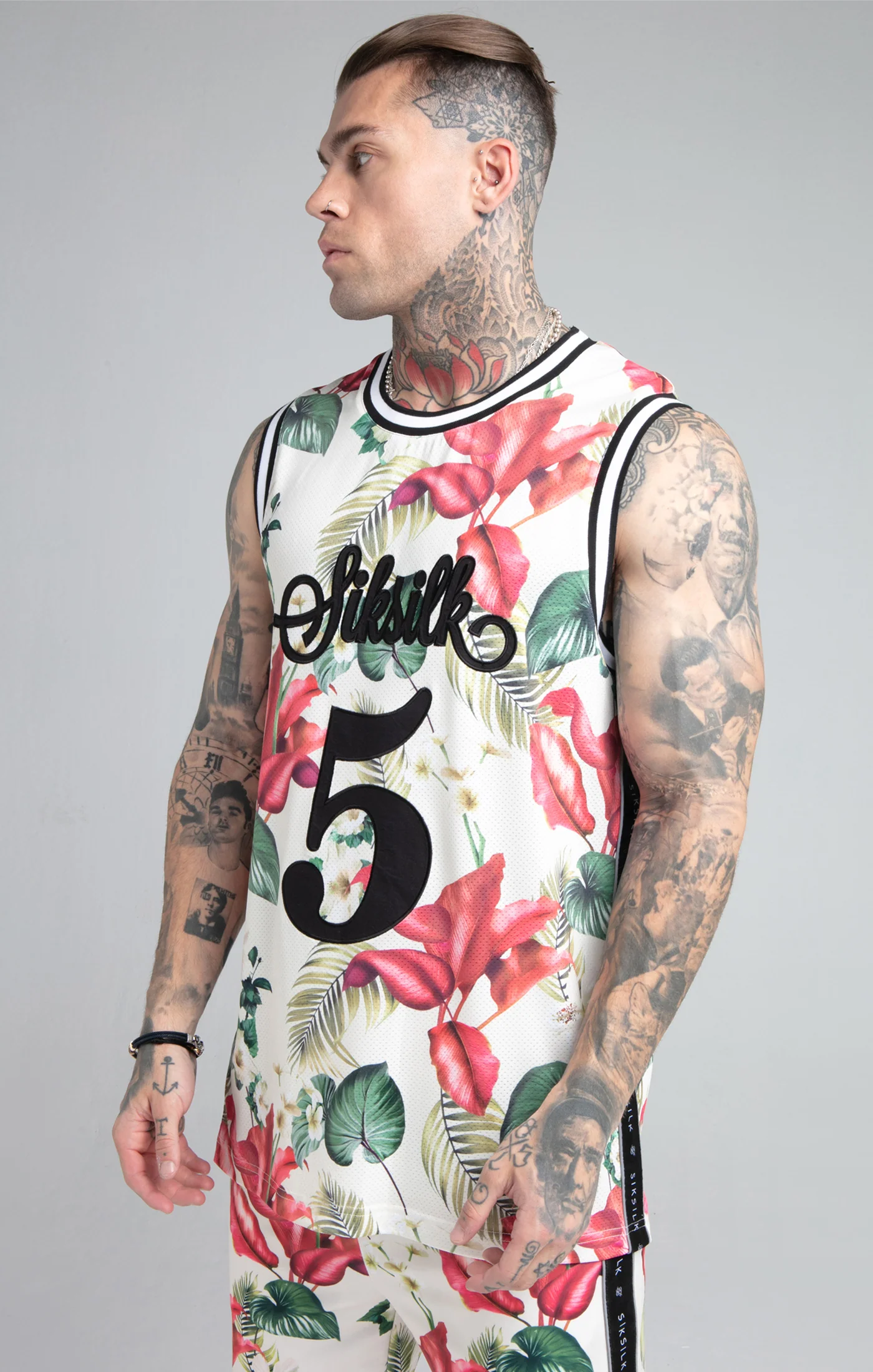 Ecru Retro Basketball Vest