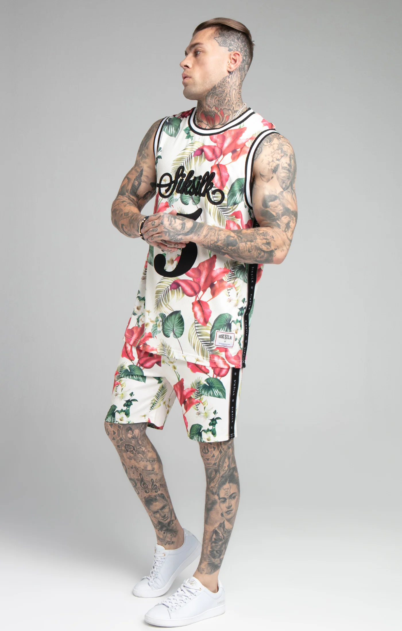 Ecru Retro Basketball Vest - Image 4