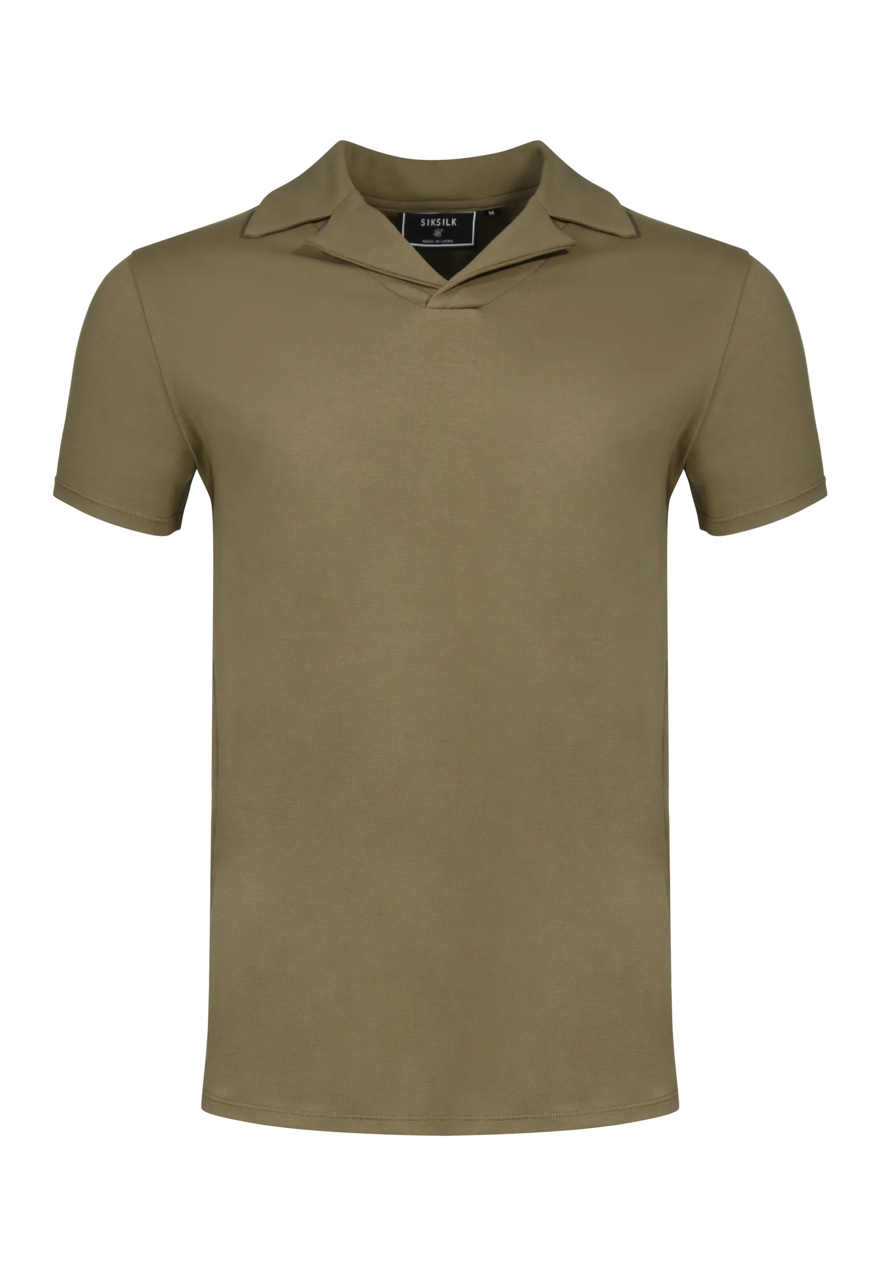 Khaki Green Revere Polo - Image 6