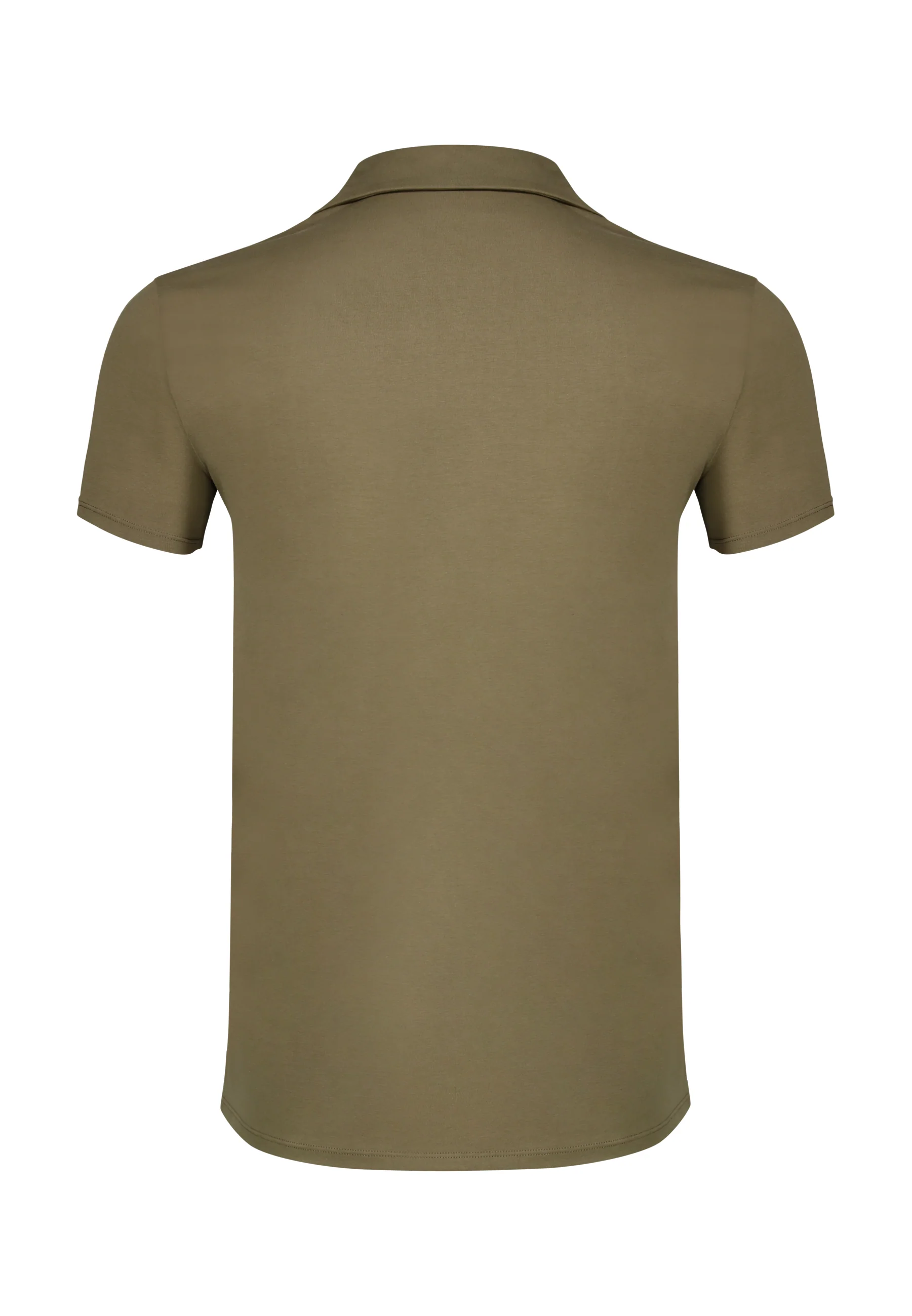 Khaki Green Revere Polo - Image 7