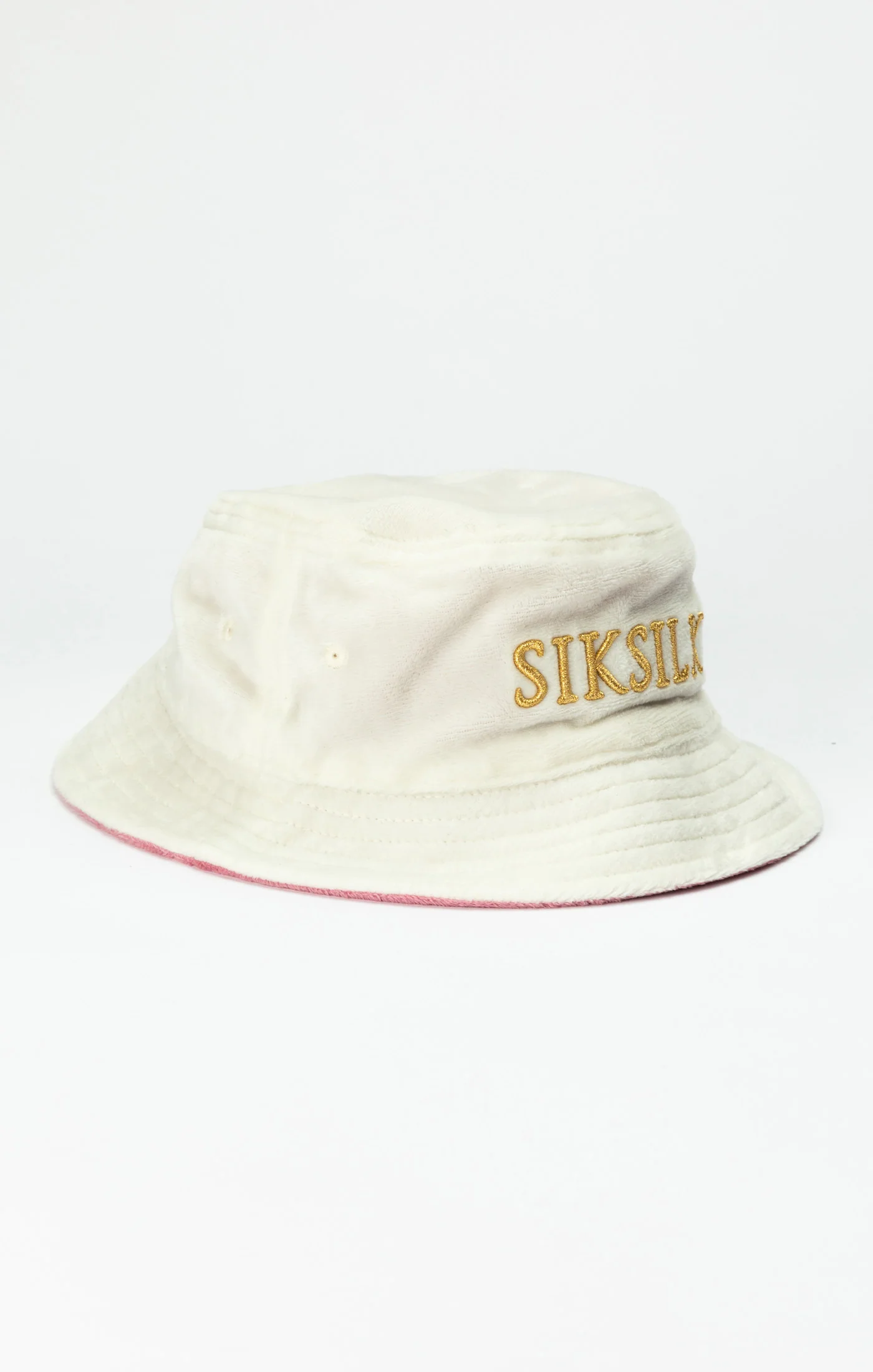 Ecru/Pink Reversible Bucket Hat - Image 2