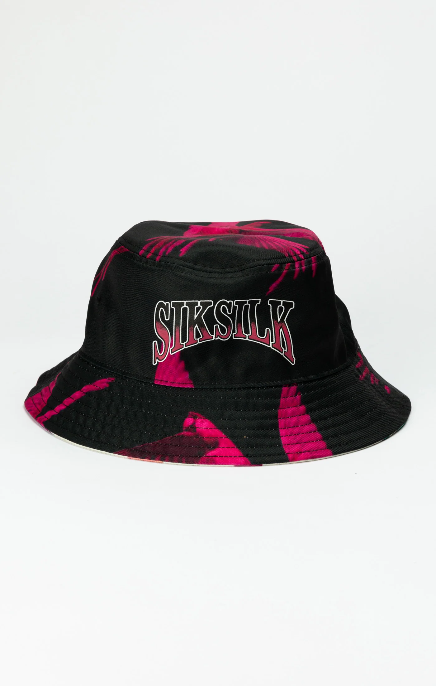 Black Reversable Printed Bucket Hat - Image 4
