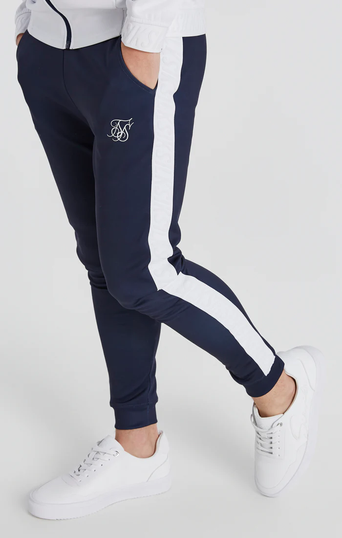 Boys Navy Taped Jogger - Image 3