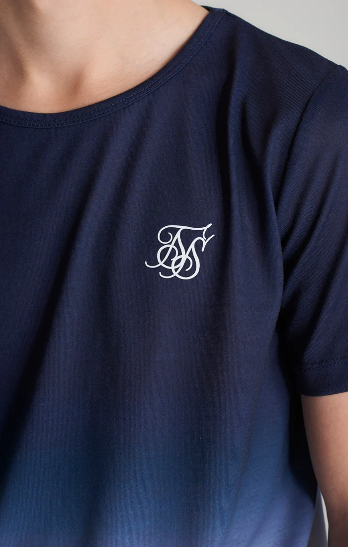 Boys Navy Fade T-Shirt - Image 2